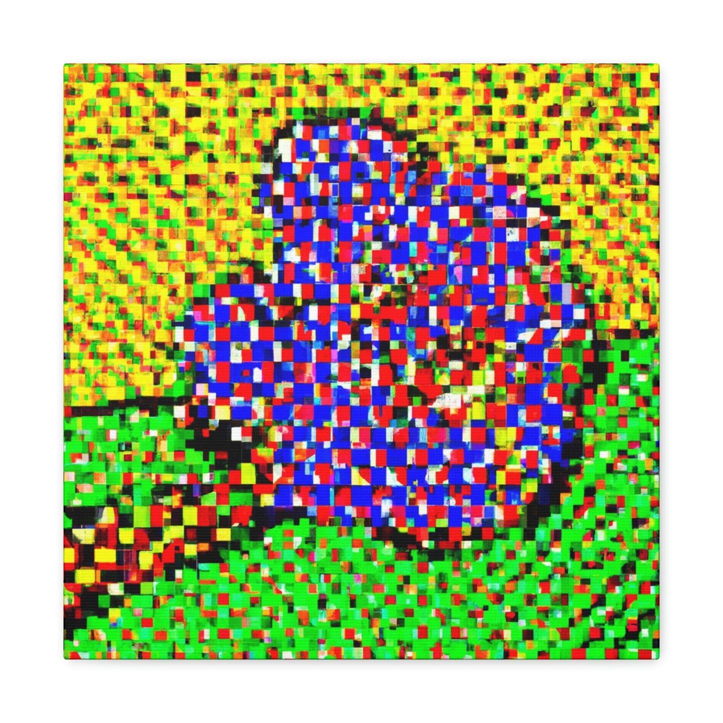 Pop Art Pointillism. - Canvas