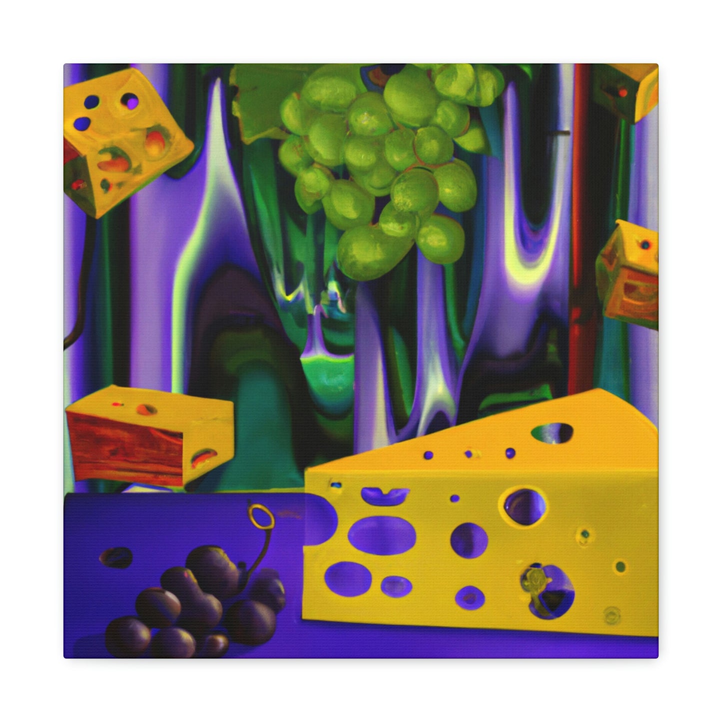 Cheese and Grapes Dream - Canvas