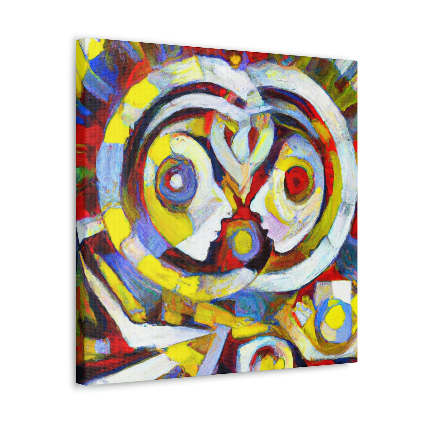 "Love's Celestial Embrace" - Canvas