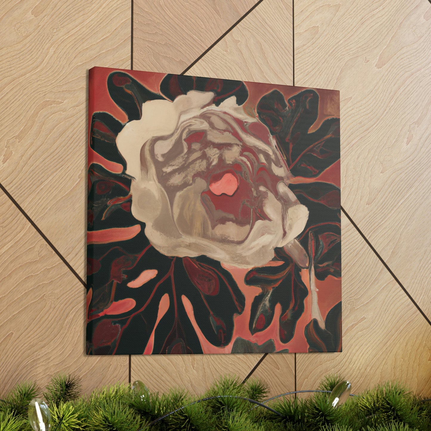 "Peony in Petals" - Canvas