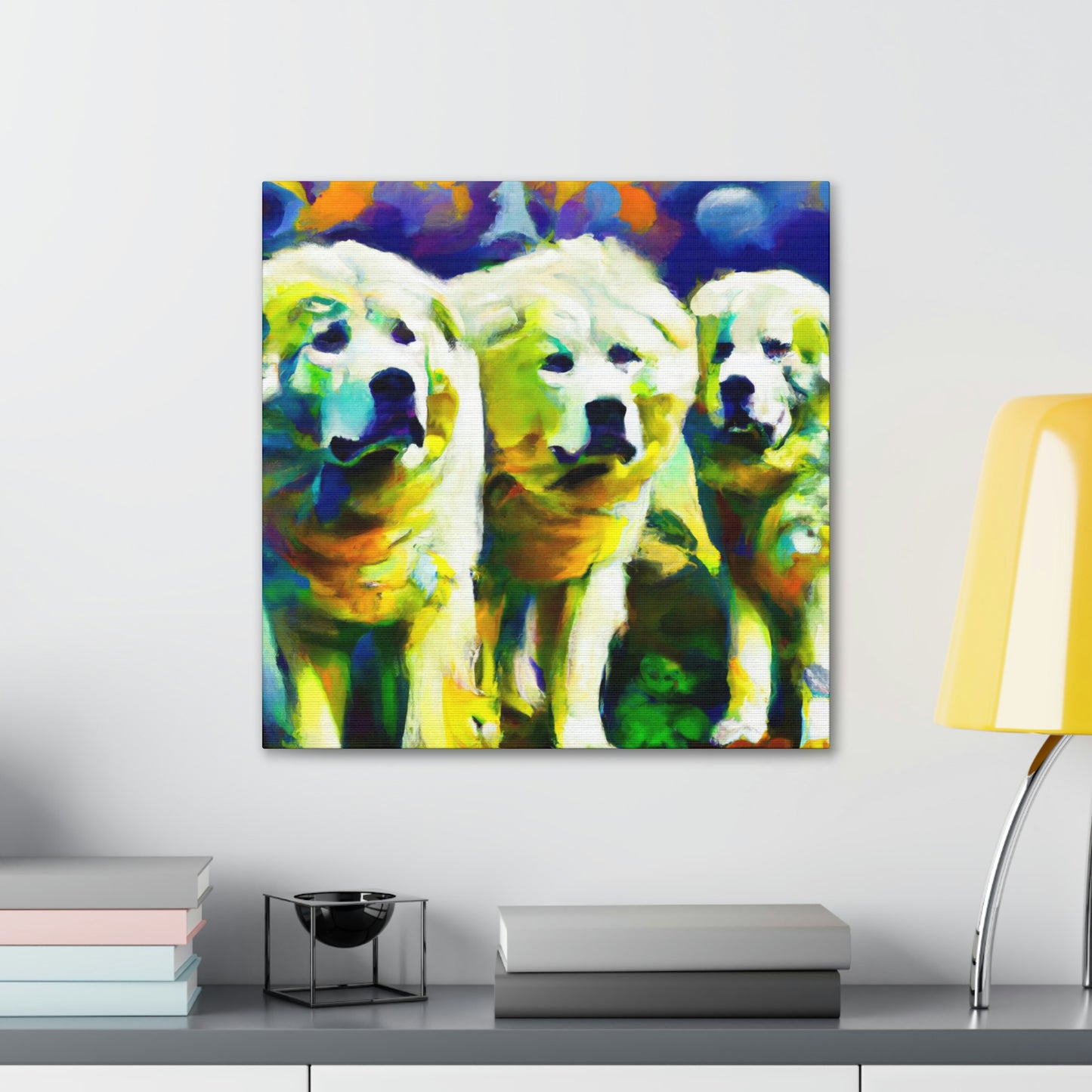 Great Pyrenees Mystery - Canvas