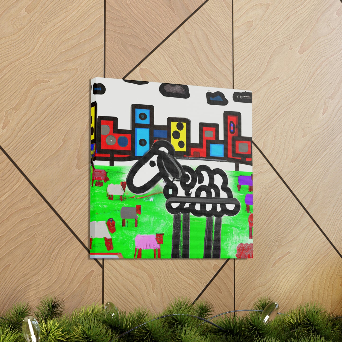 Sheep in Dreamscape - Canvas