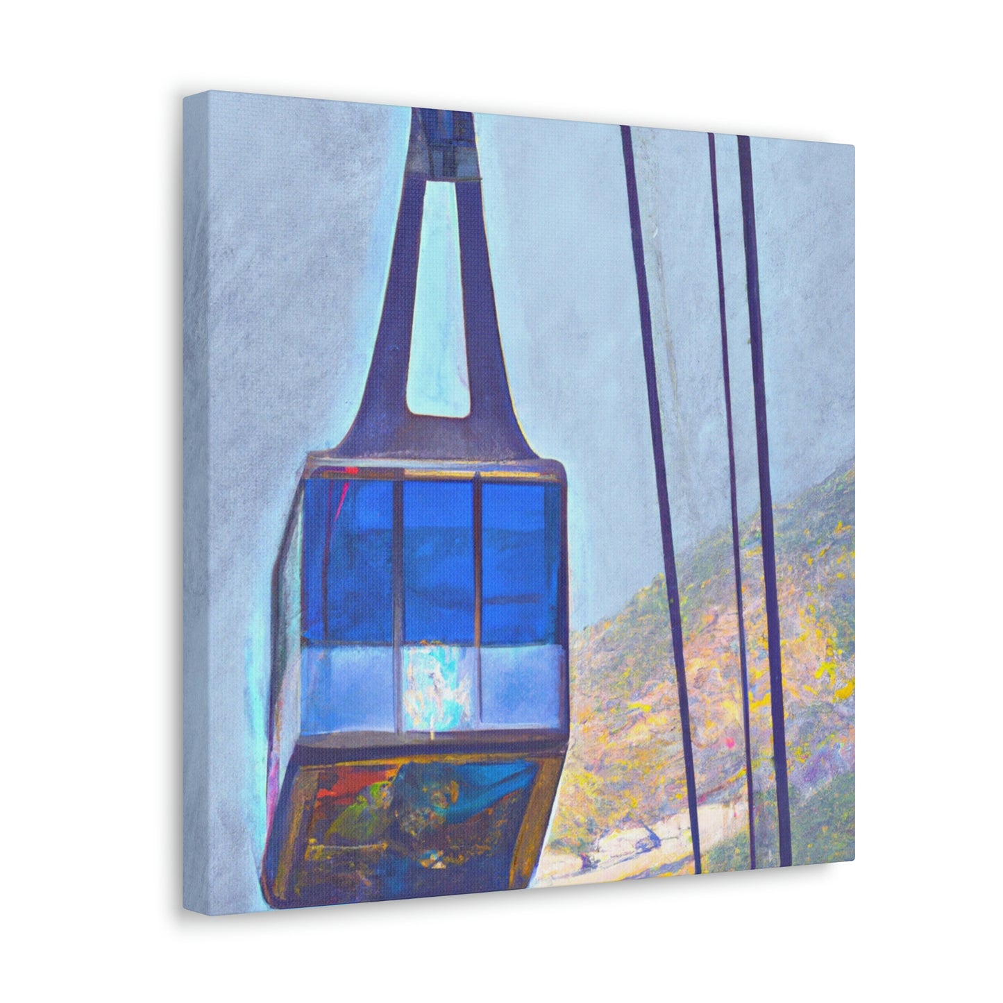 Cable Car Ride Pool - Canvas