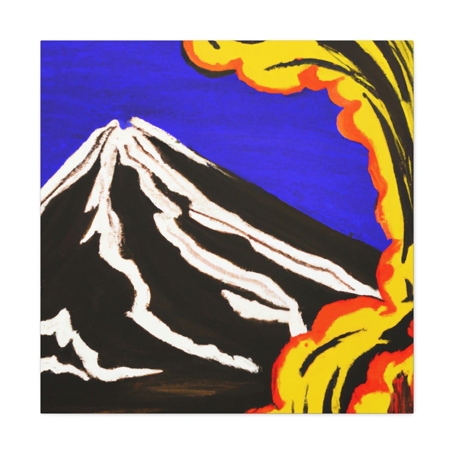 "Volcano On Fire!" - Canvas