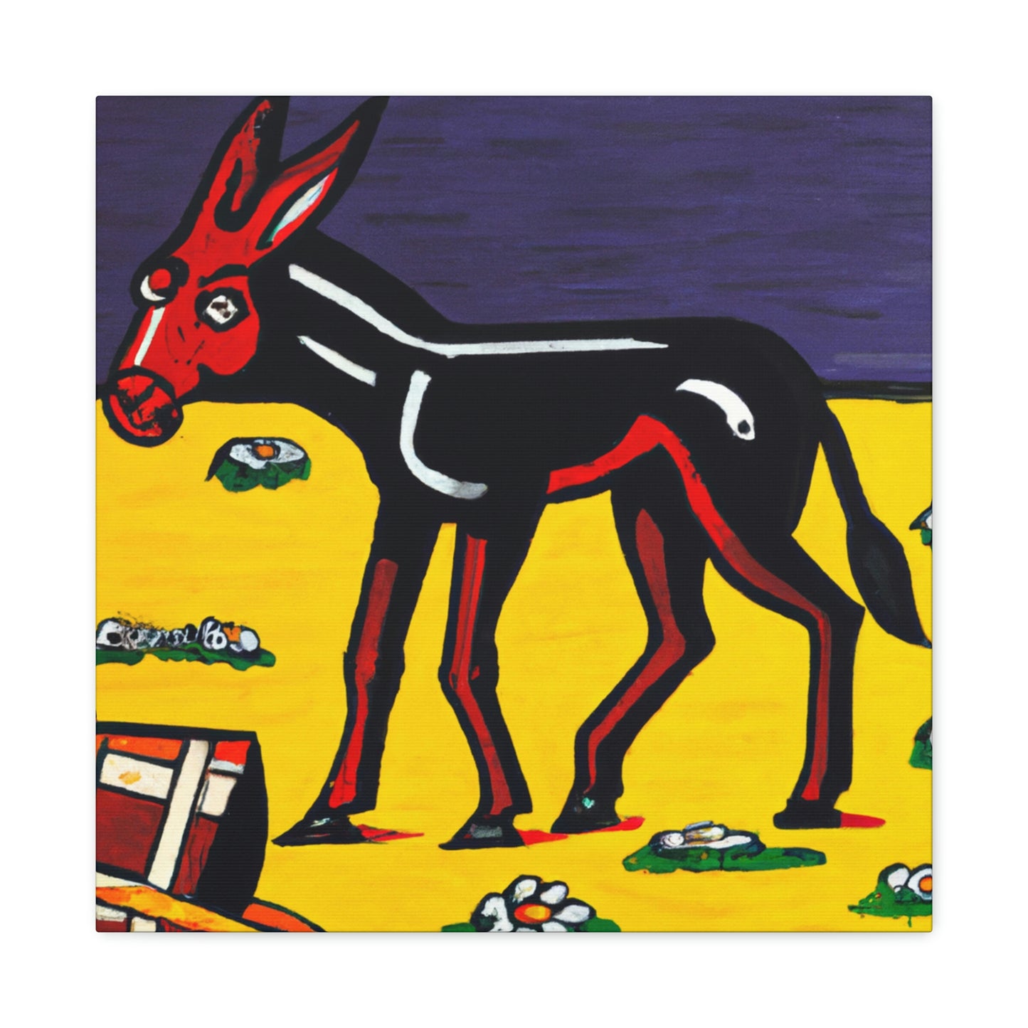 The Donkey's Style Dance - Canvas