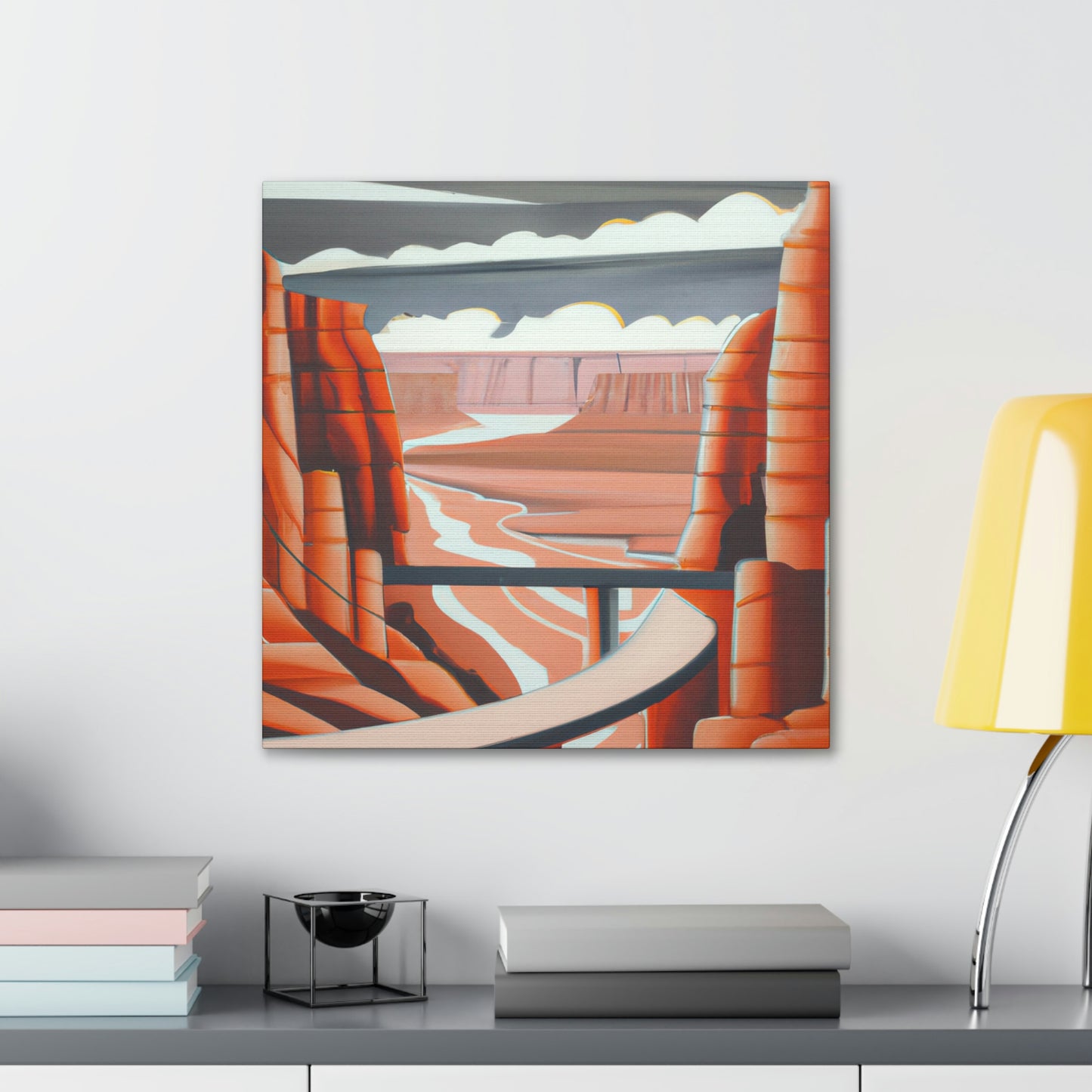 "Canyon of Art Deco" - Canvas