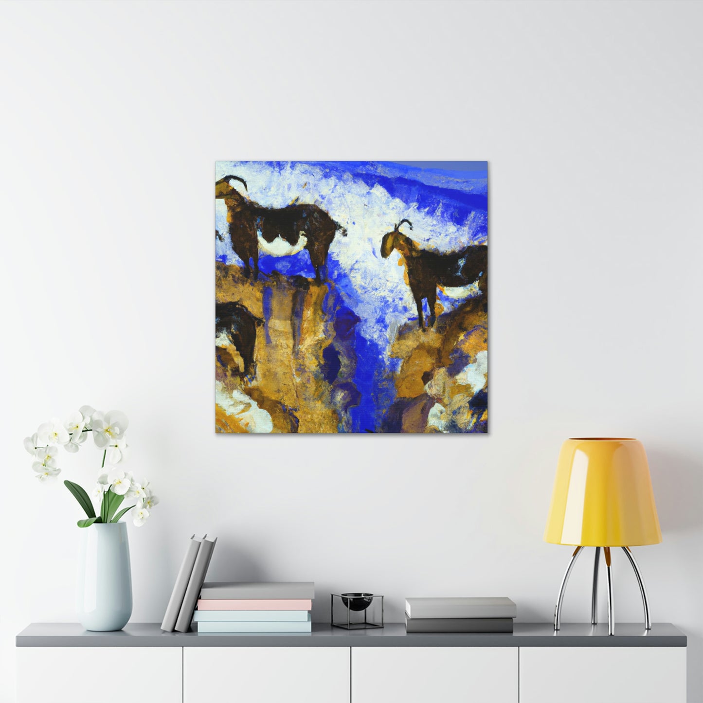 Mountain Goats Unleashed - Canvas