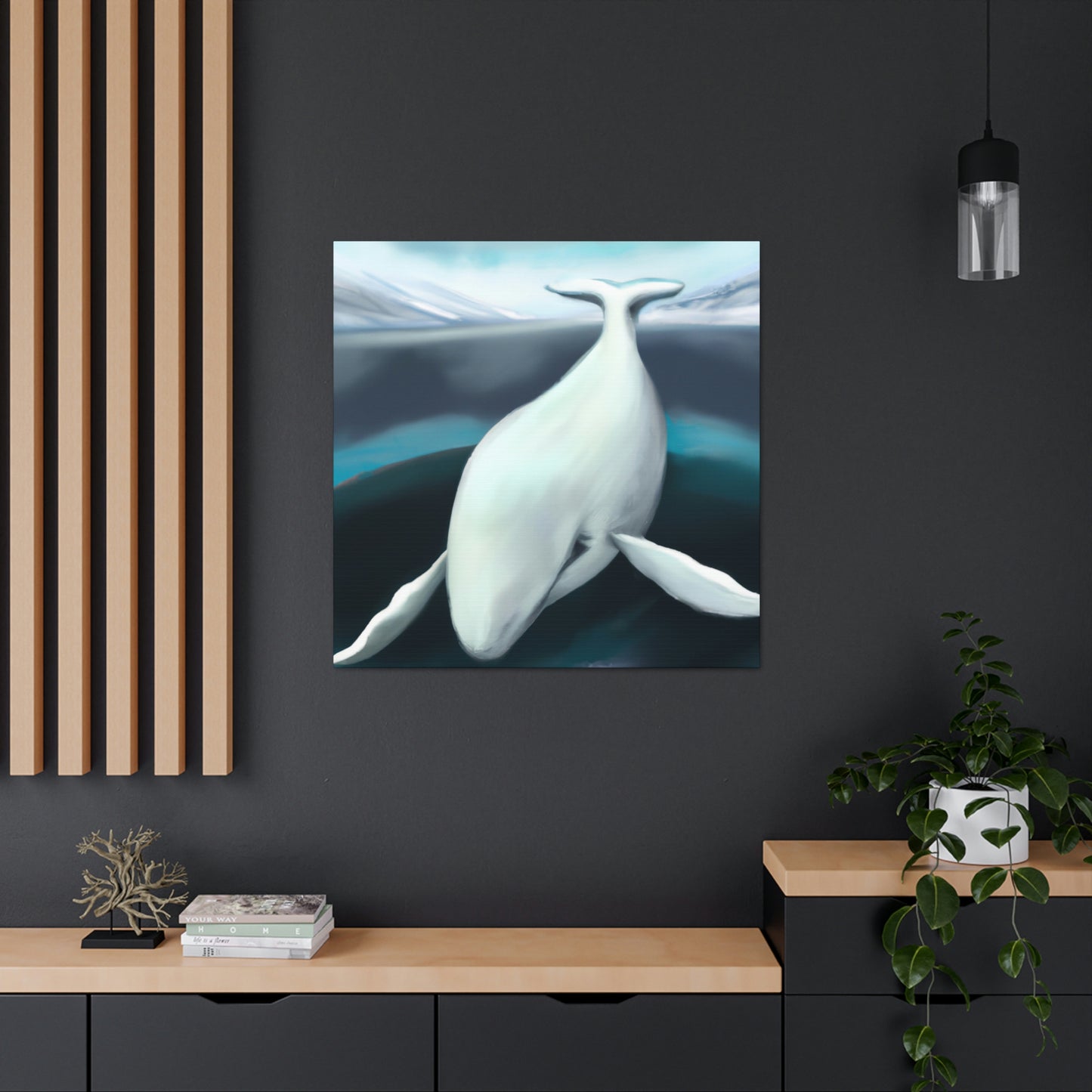 "Bowhead Whale Migration" - Canvas