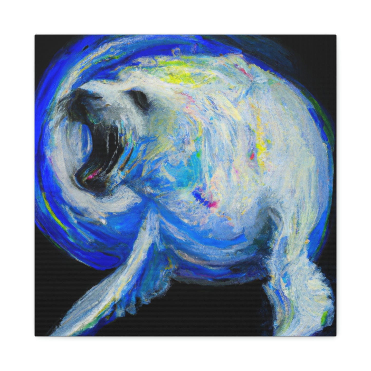 "A vulnerable Harp Seal" - Canvas