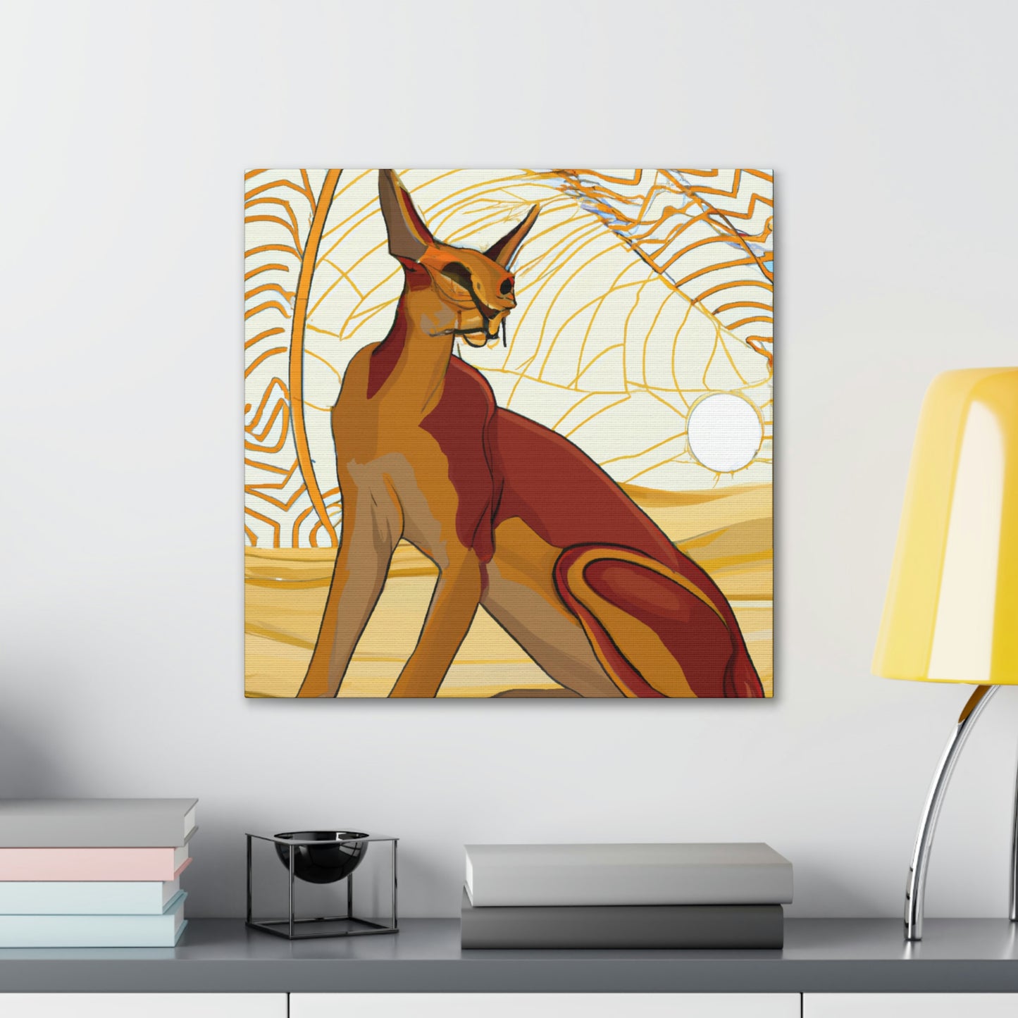 Radiant Caracal Splendor - Canvas