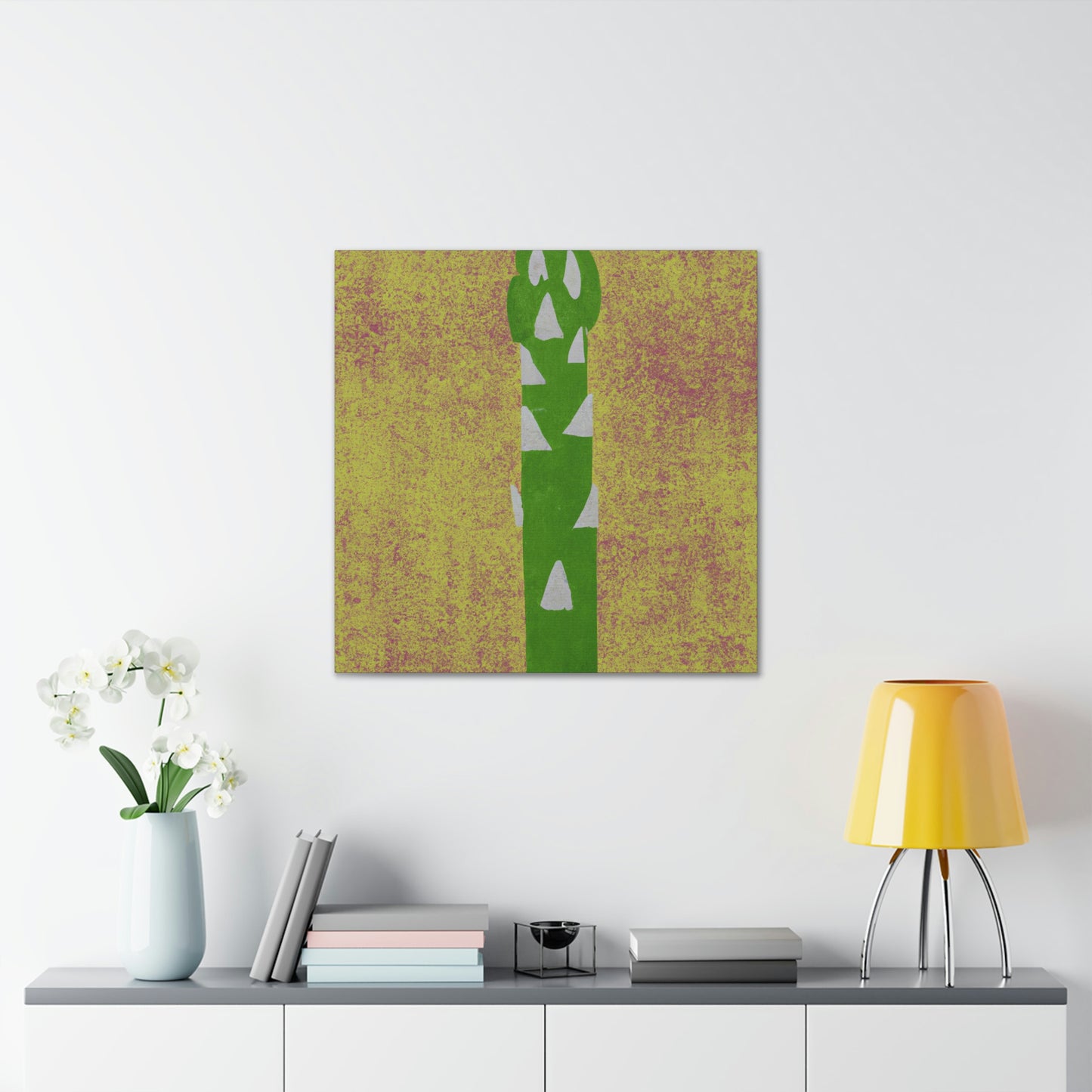 Asparagus Abstraction - Canvas