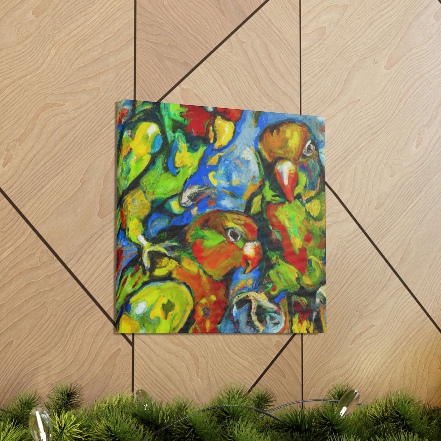 "Conures in a Dreamscape" - Canvas