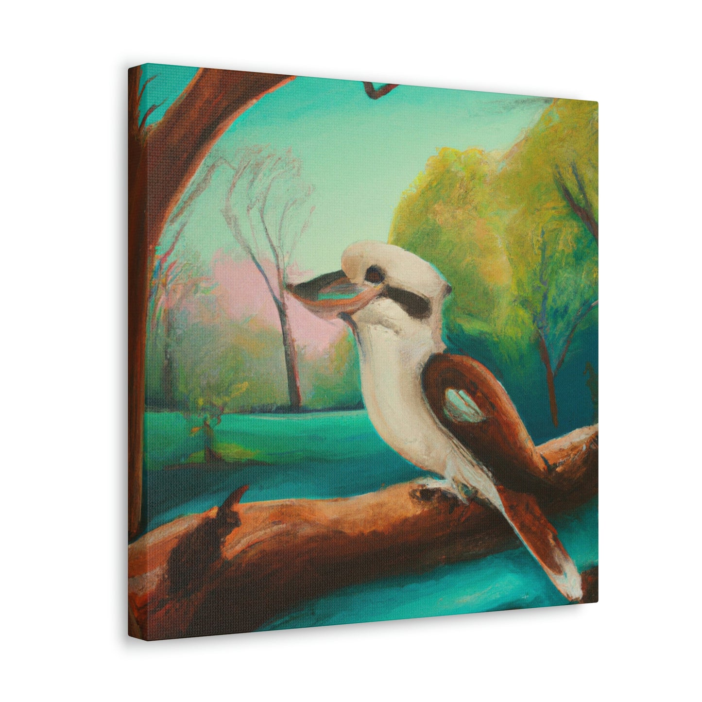 Kookaburra's Majesty Painting - Canvas