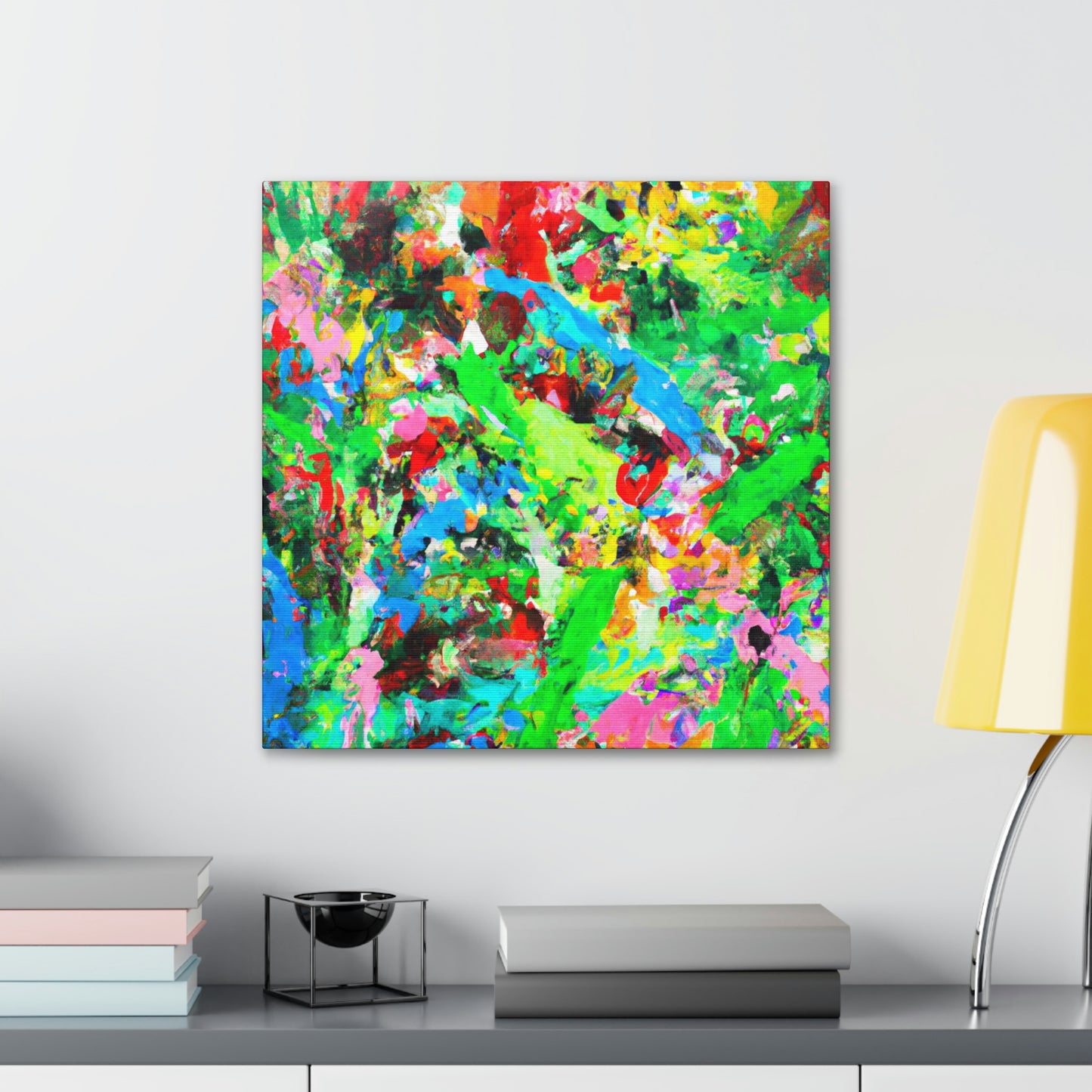 "Colorful Flowing Emotion" - Canvas