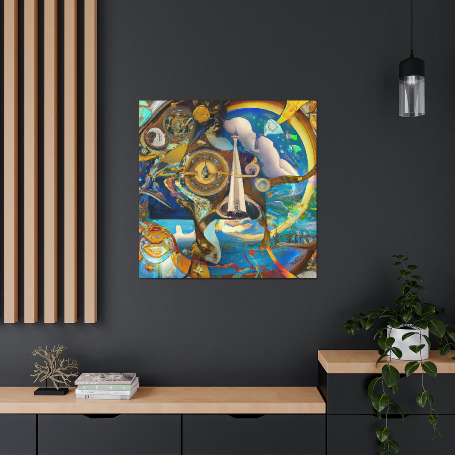 "Compass Awe Surreal" - Canvas