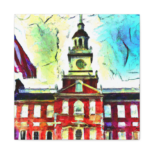 Independence Hall Reflected - Canvas