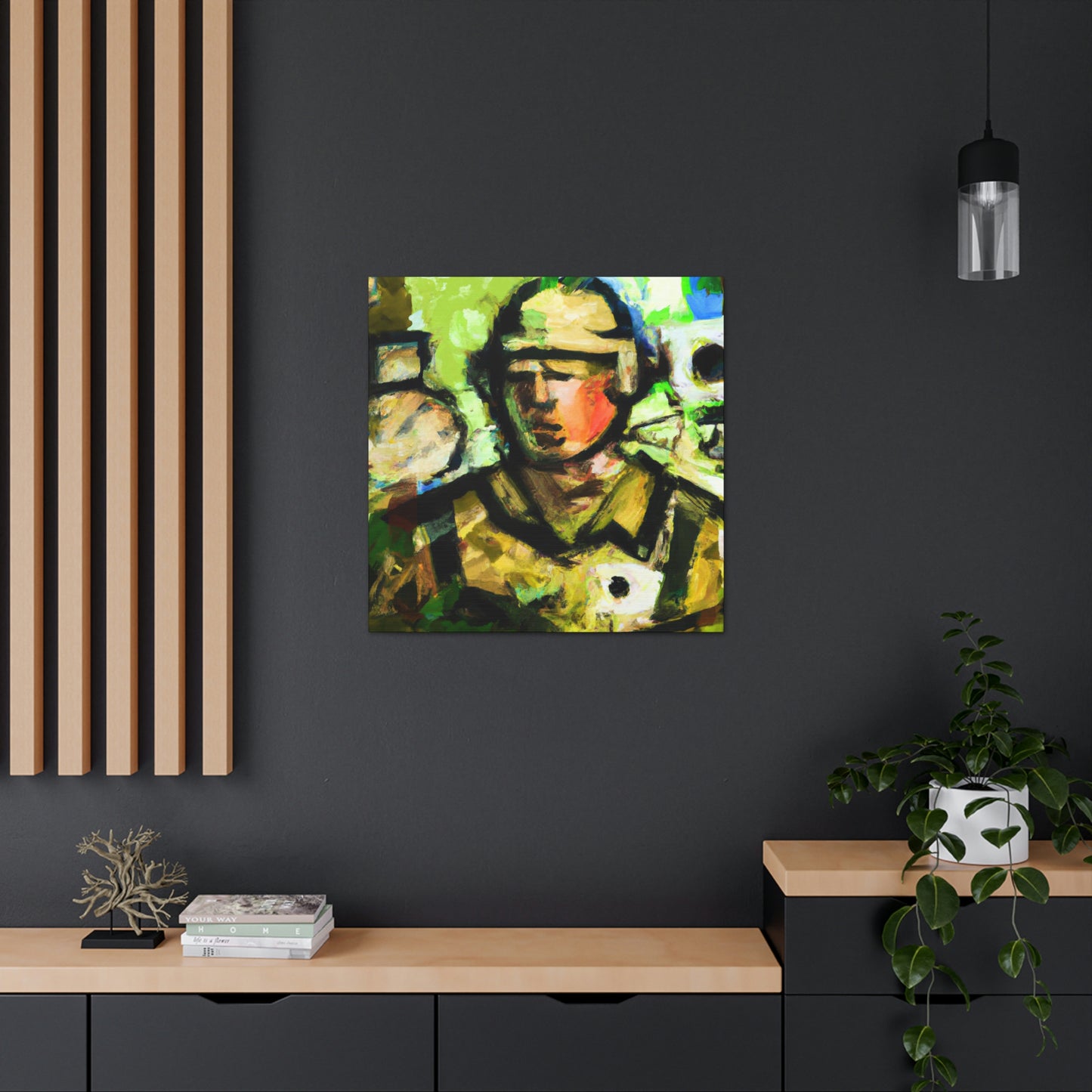 Engineer with Fauvism - Canvas