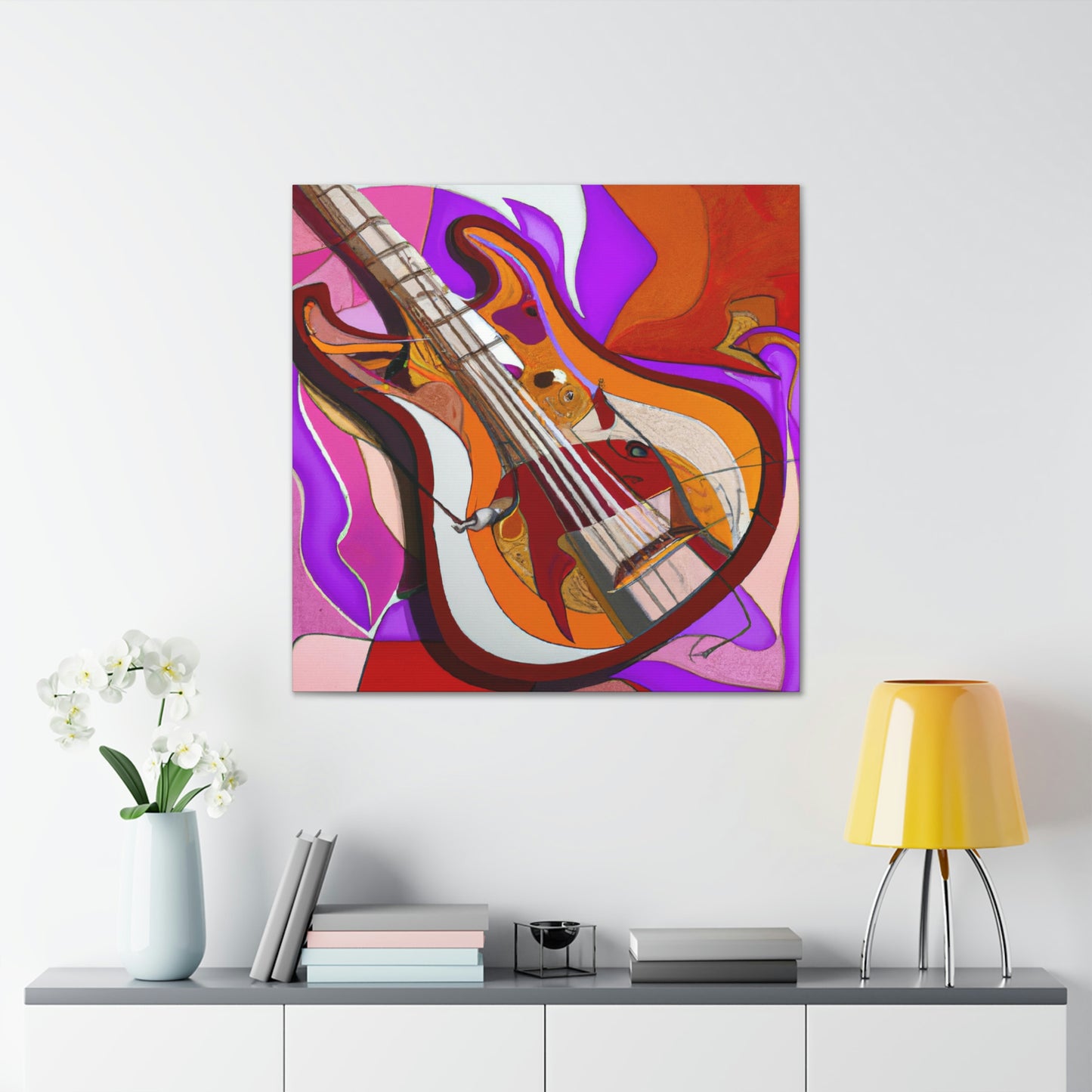 "Guitar Bass Groove". - Canvas