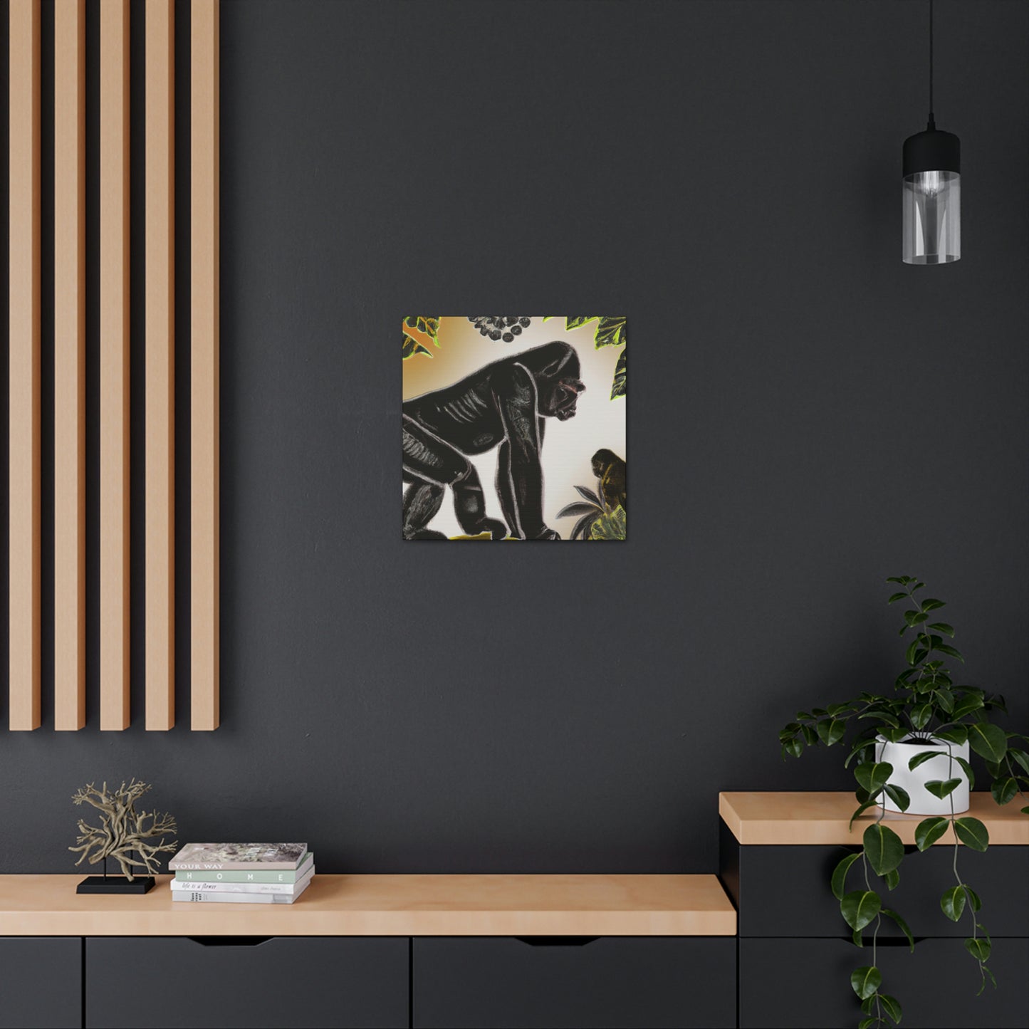 Gorilla in Baroque - Canvas