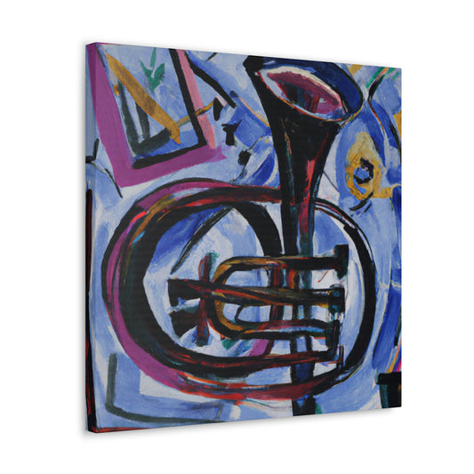 Trumpet in Expressionism - Canvas