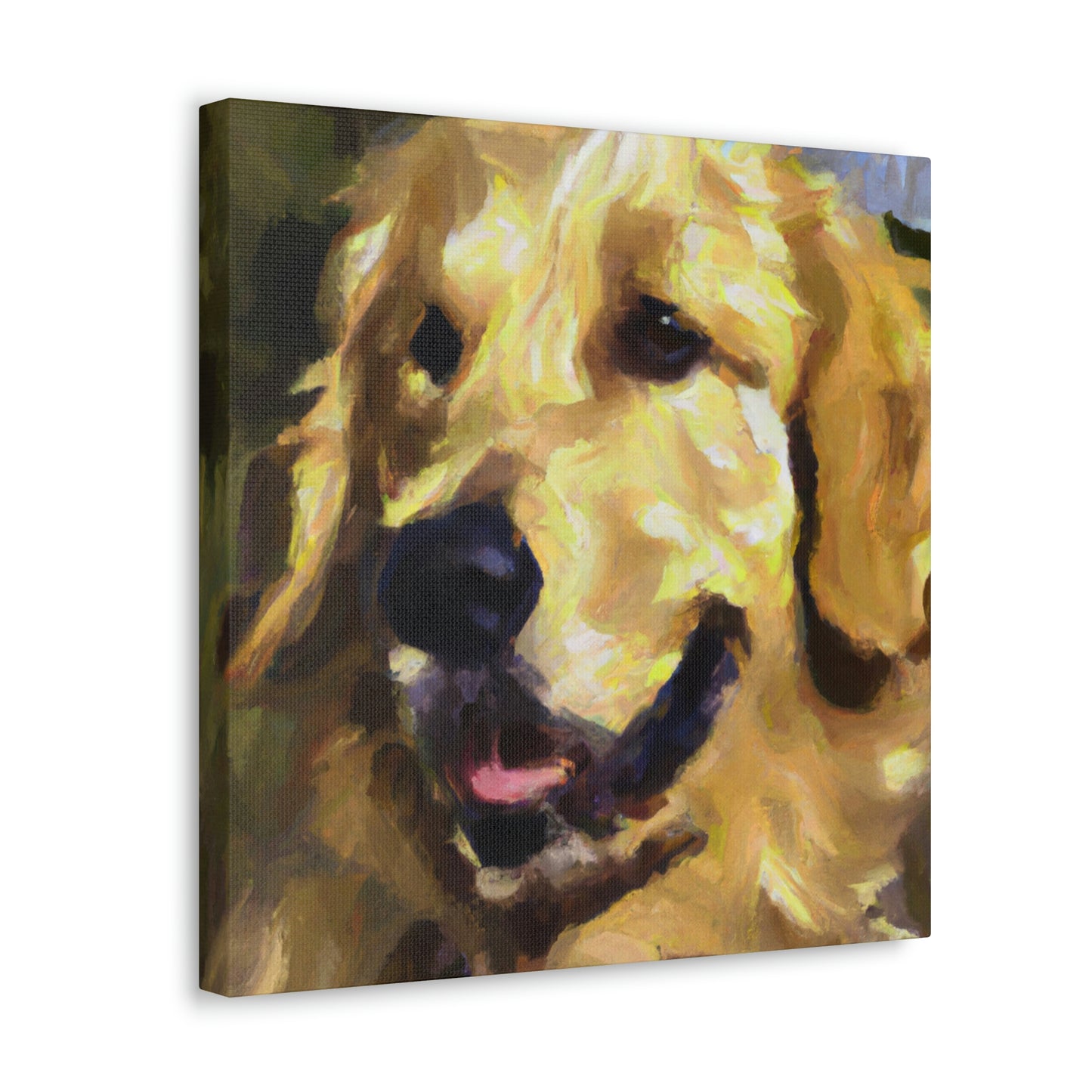 Golden Retriever Surrealism - Canvas