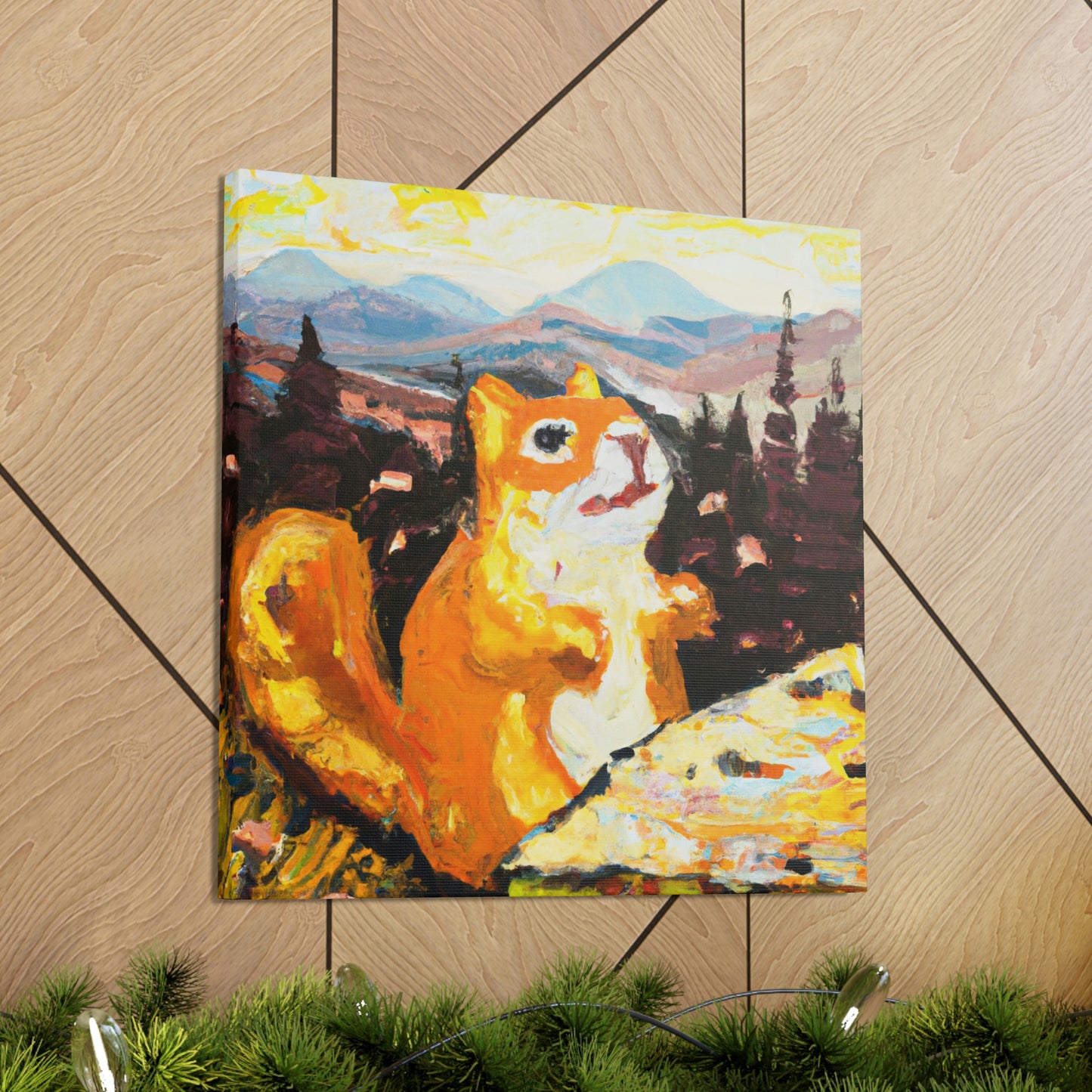 Chipmunk in Abstraction - Canvas