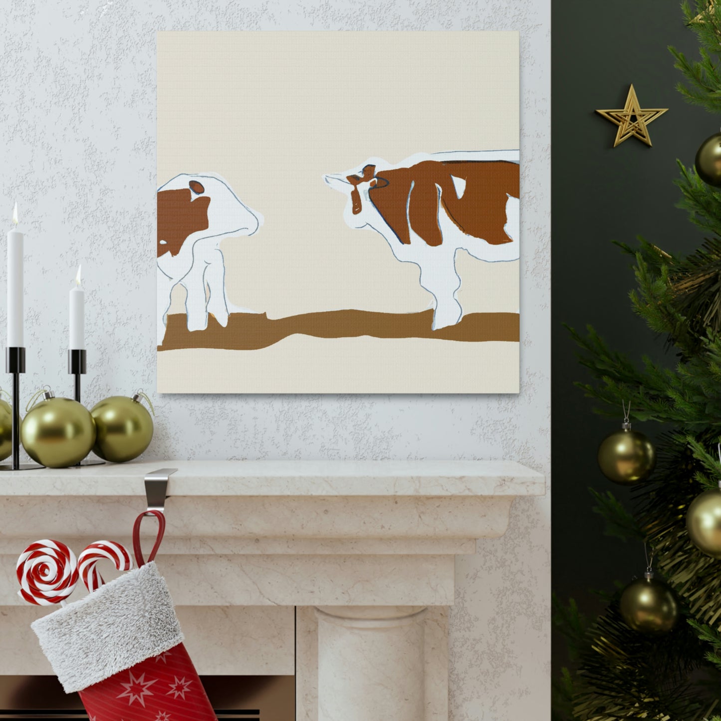 Cows in Simplicity - Canvas