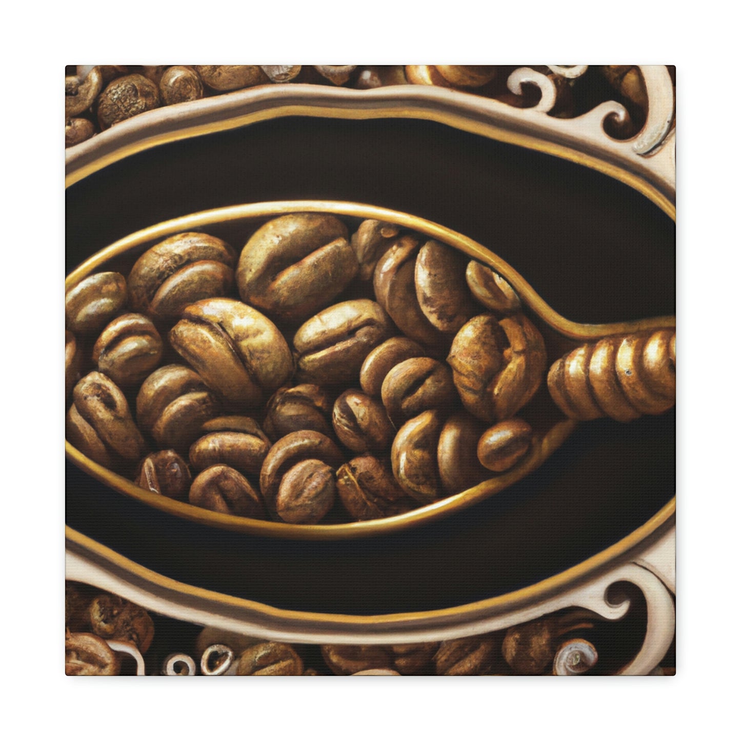 "Coffee Beans Harvested" - Canvas