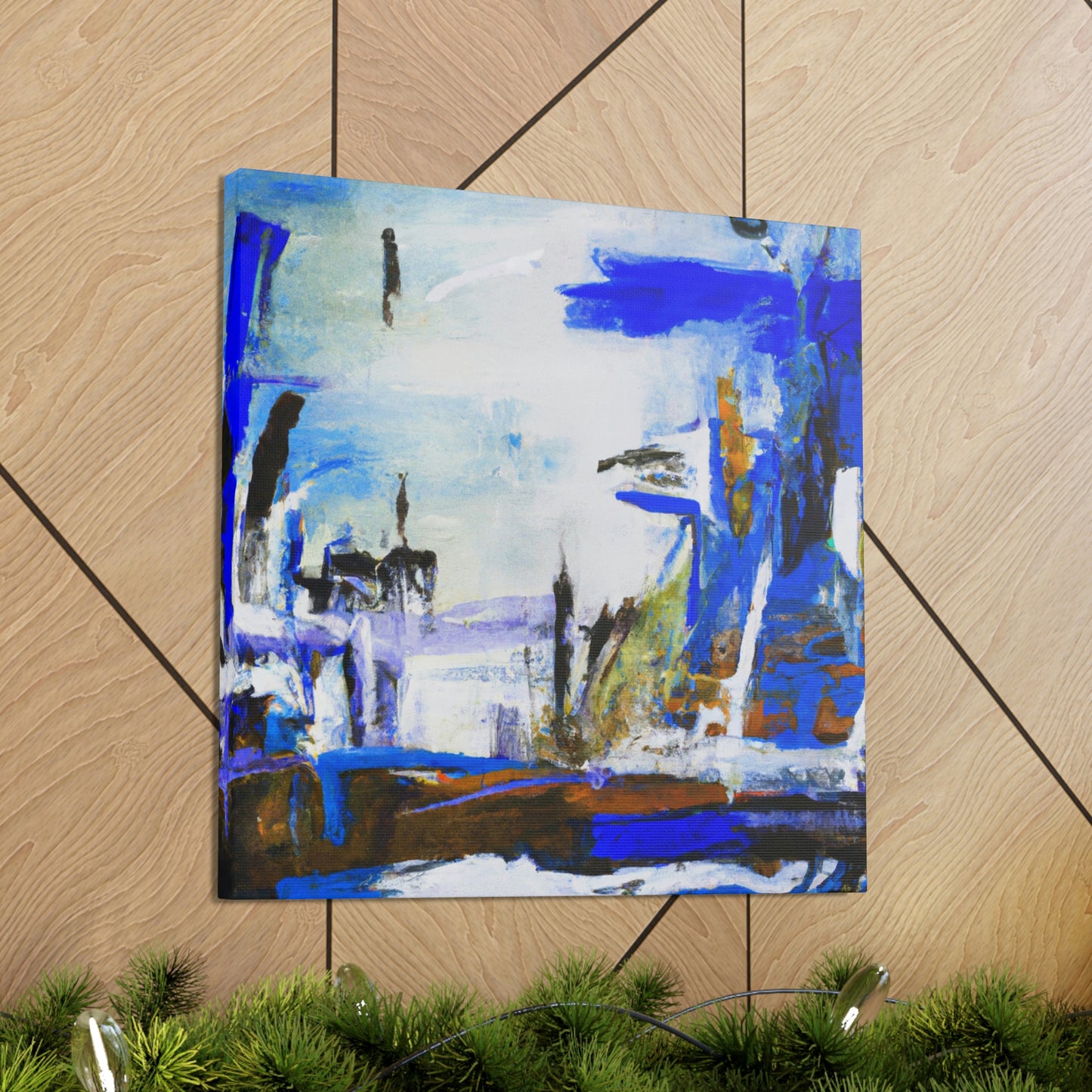 "Oceanic Abstract Visionary" - Canvas