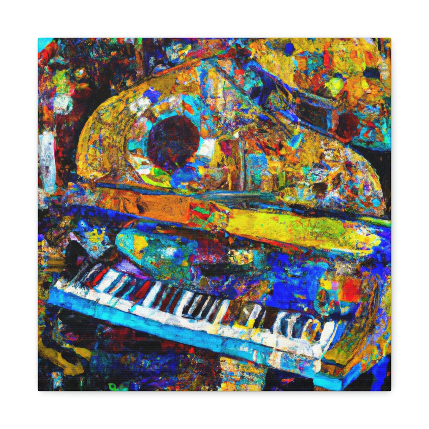 "Piano in Expressionism" - Canvas