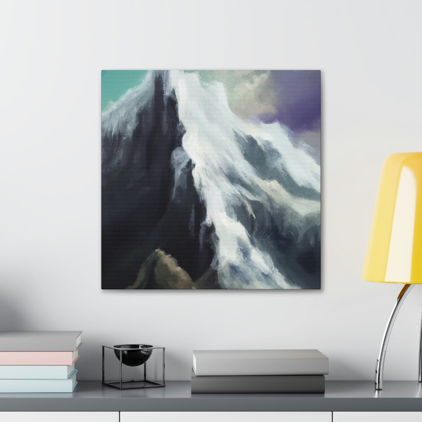 "Snowy Mountain Majesty" - Canvas