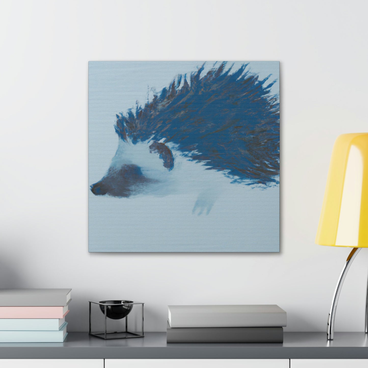 "Hedgehog in Minimalism" - Canvas