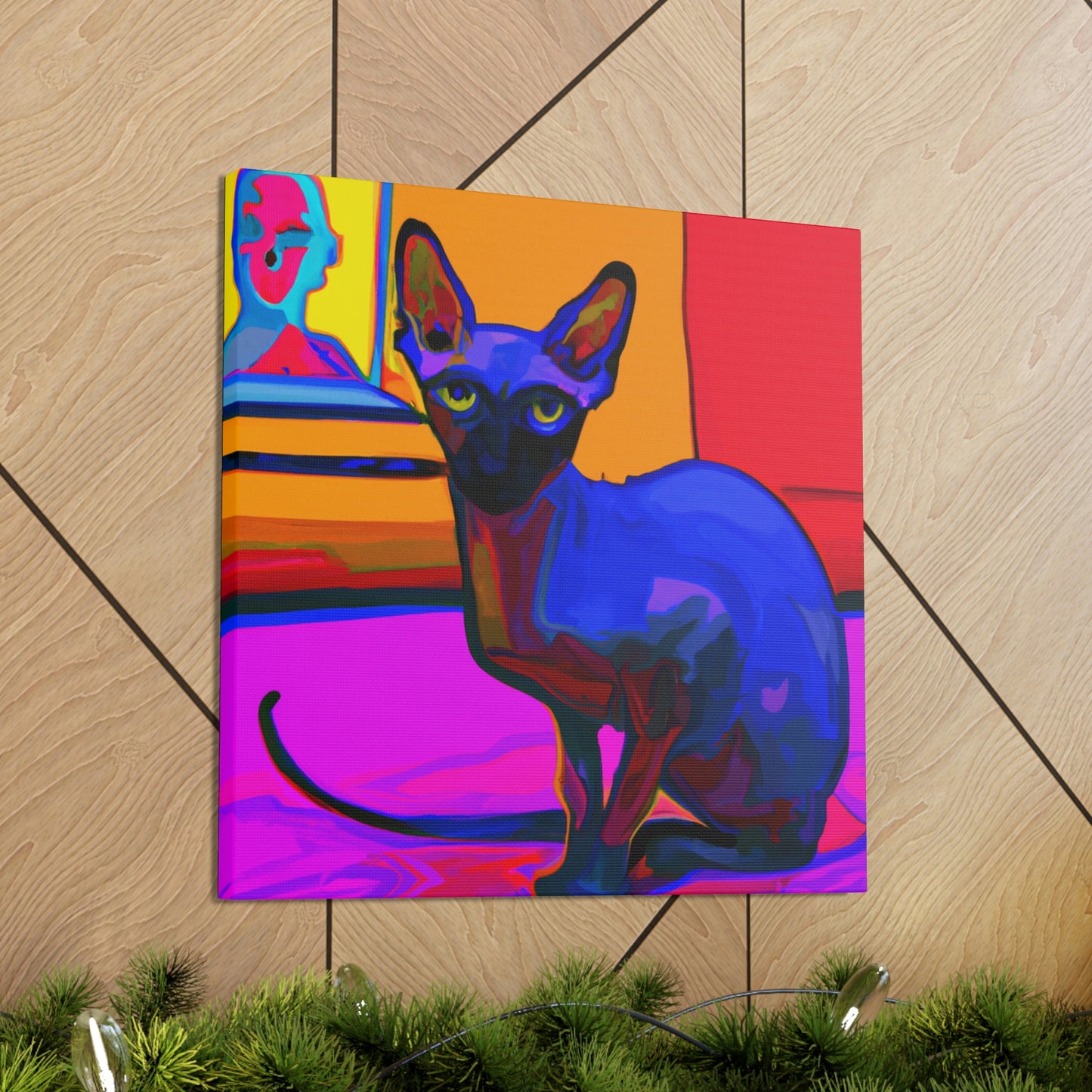 Sphynx in Fauvism - Canvas