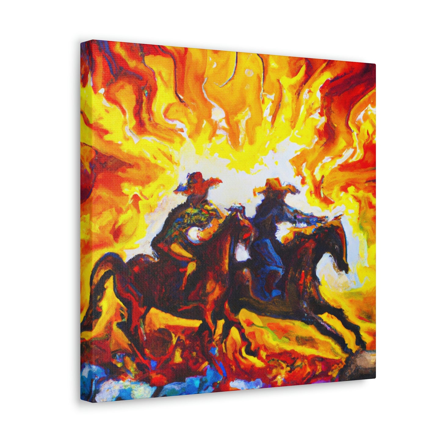 "Cattle Herd Trailblazers" - Canvas