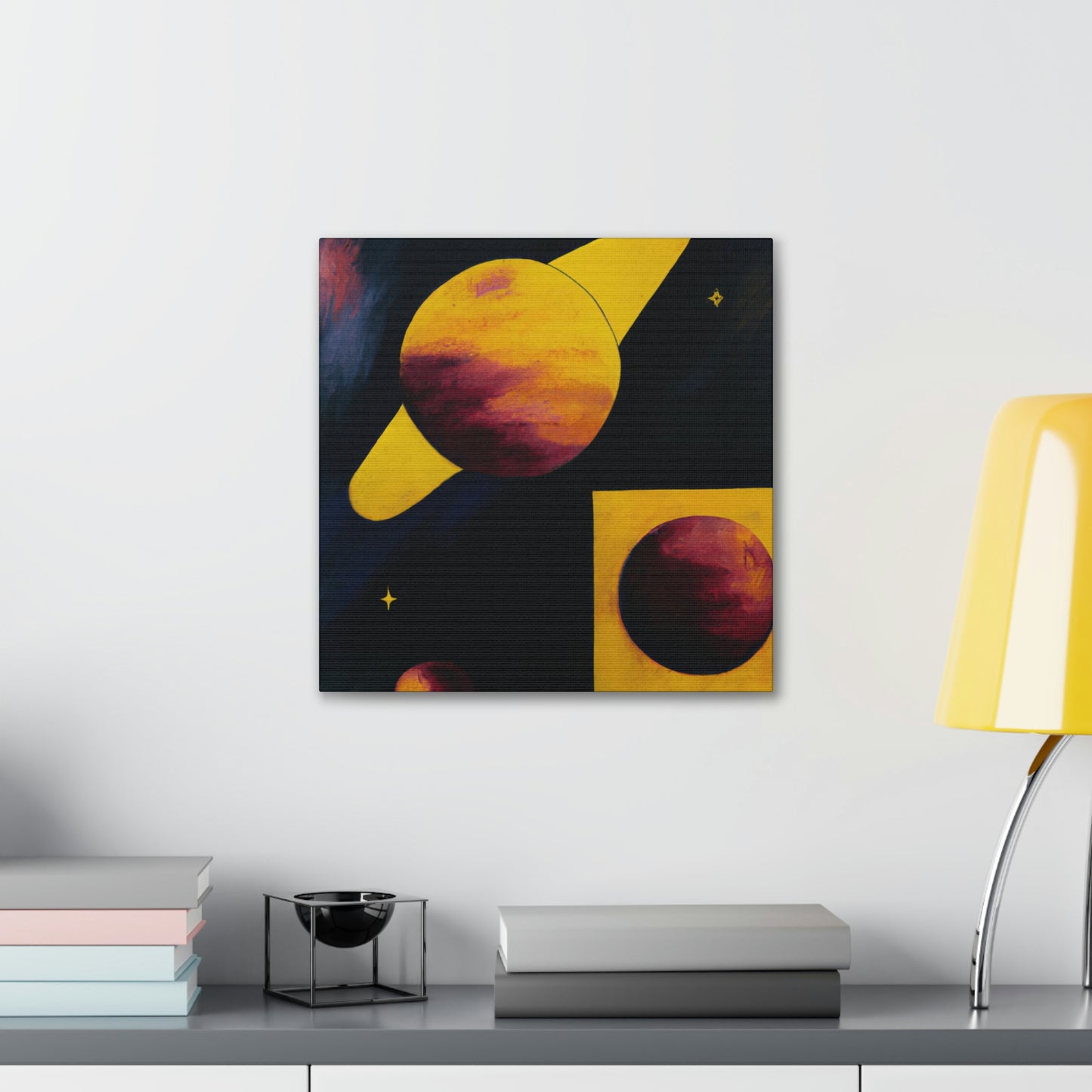 "Pluto, Planetary Enigma" - Canvas