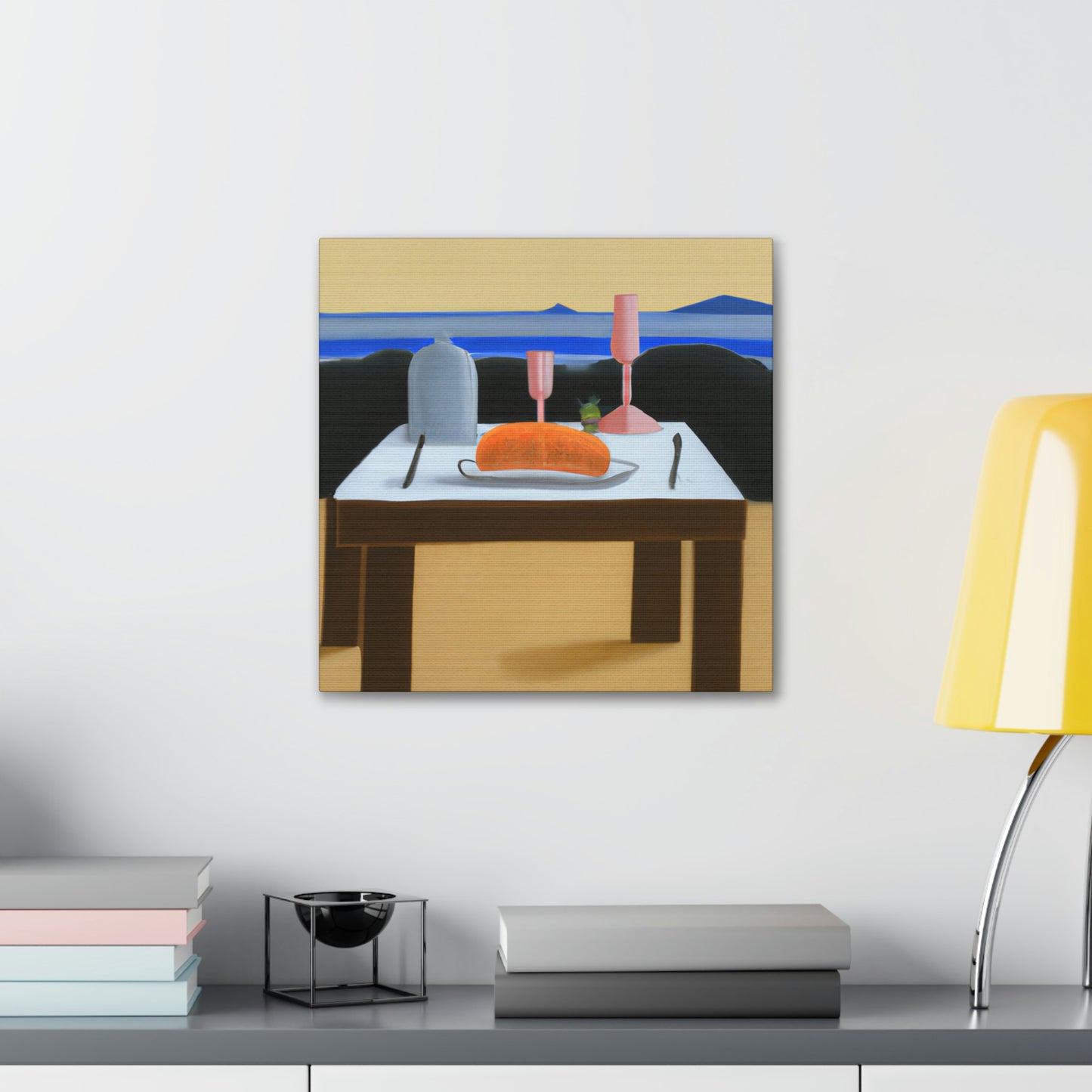 "Dinner Set Minimalism" - Canvas