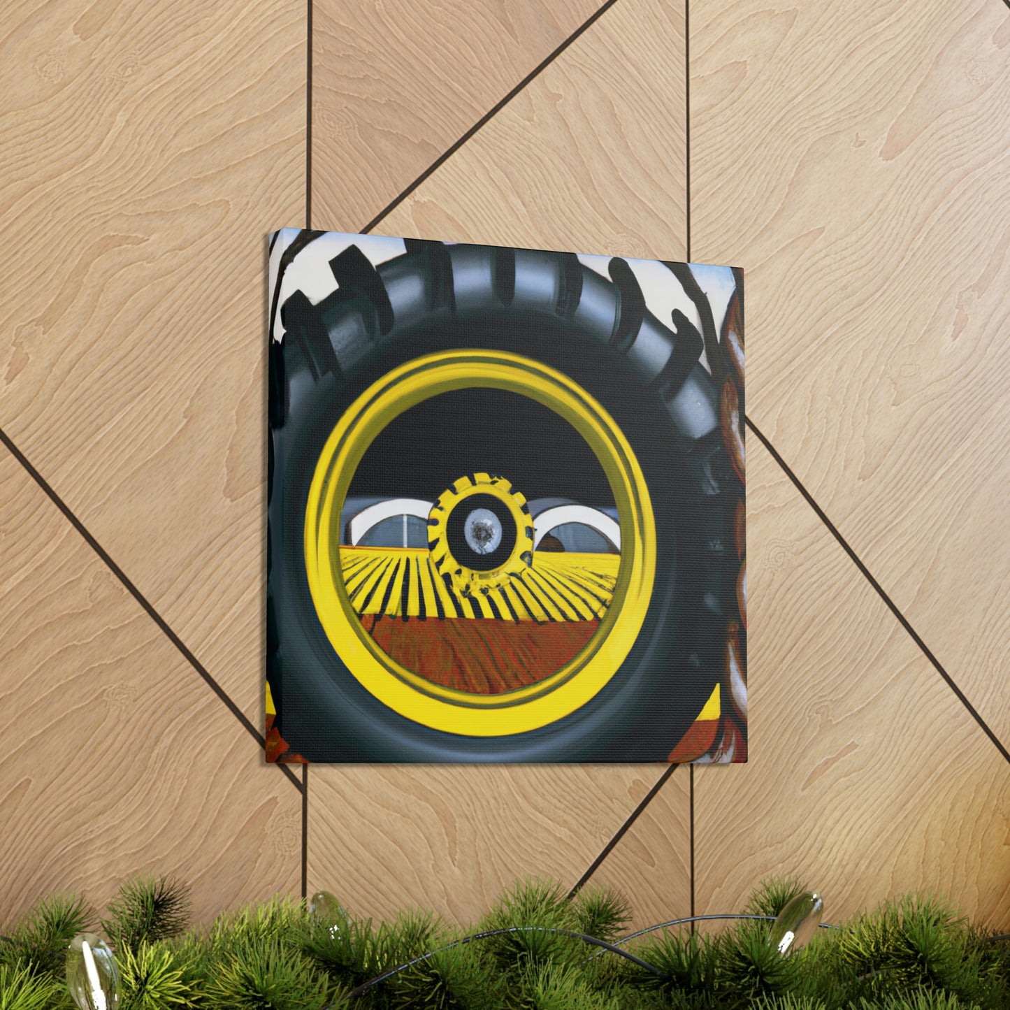 Tire in Transition Period - Canvas