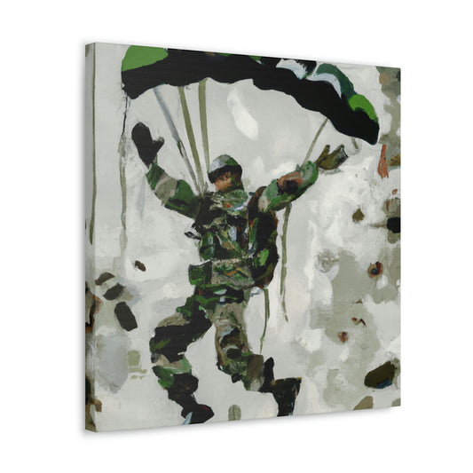 Paratrooper in Flight - Canvas