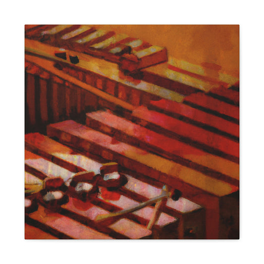 Xylophone in Deco Style - Canvas