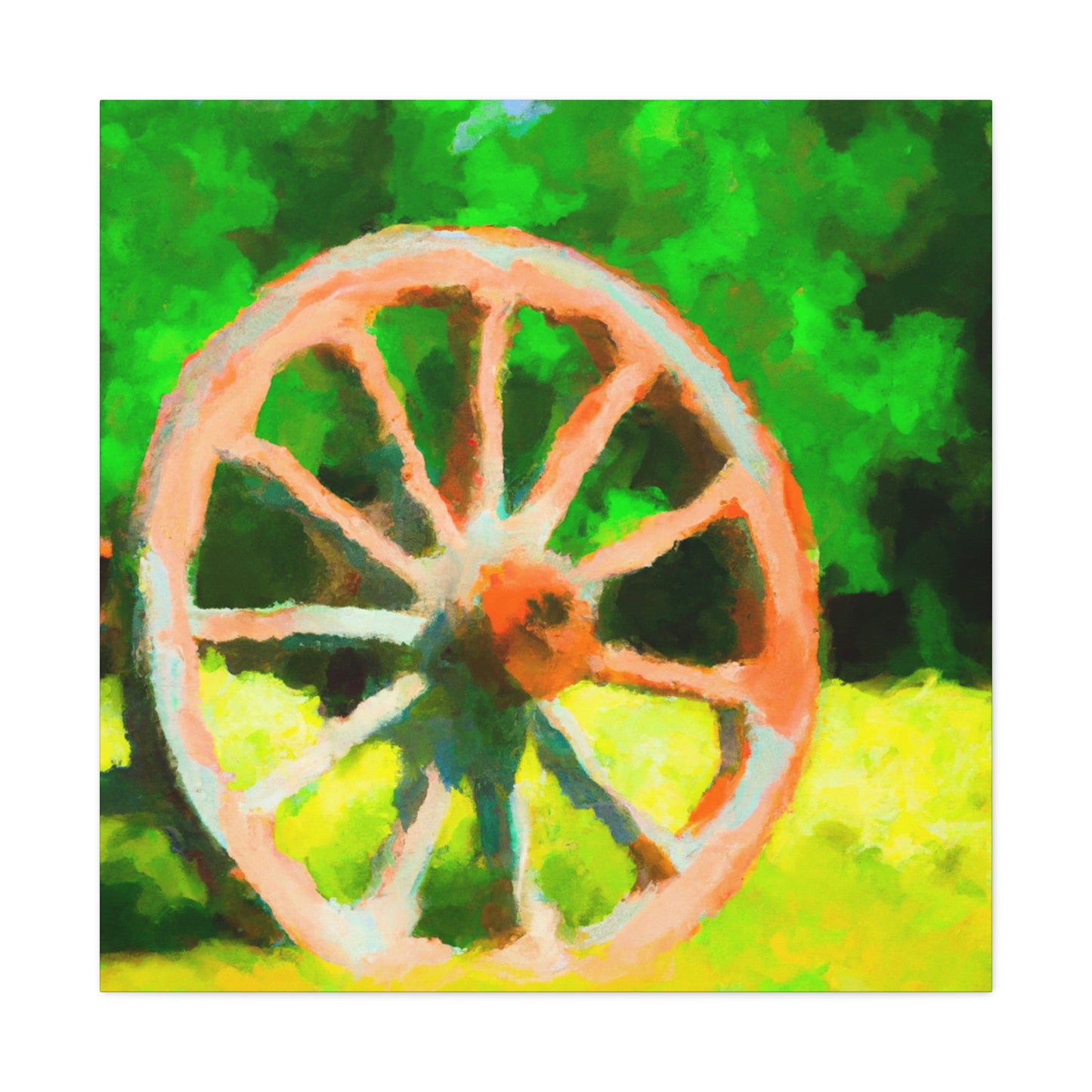 "Wheels of Fortune" - Canvas