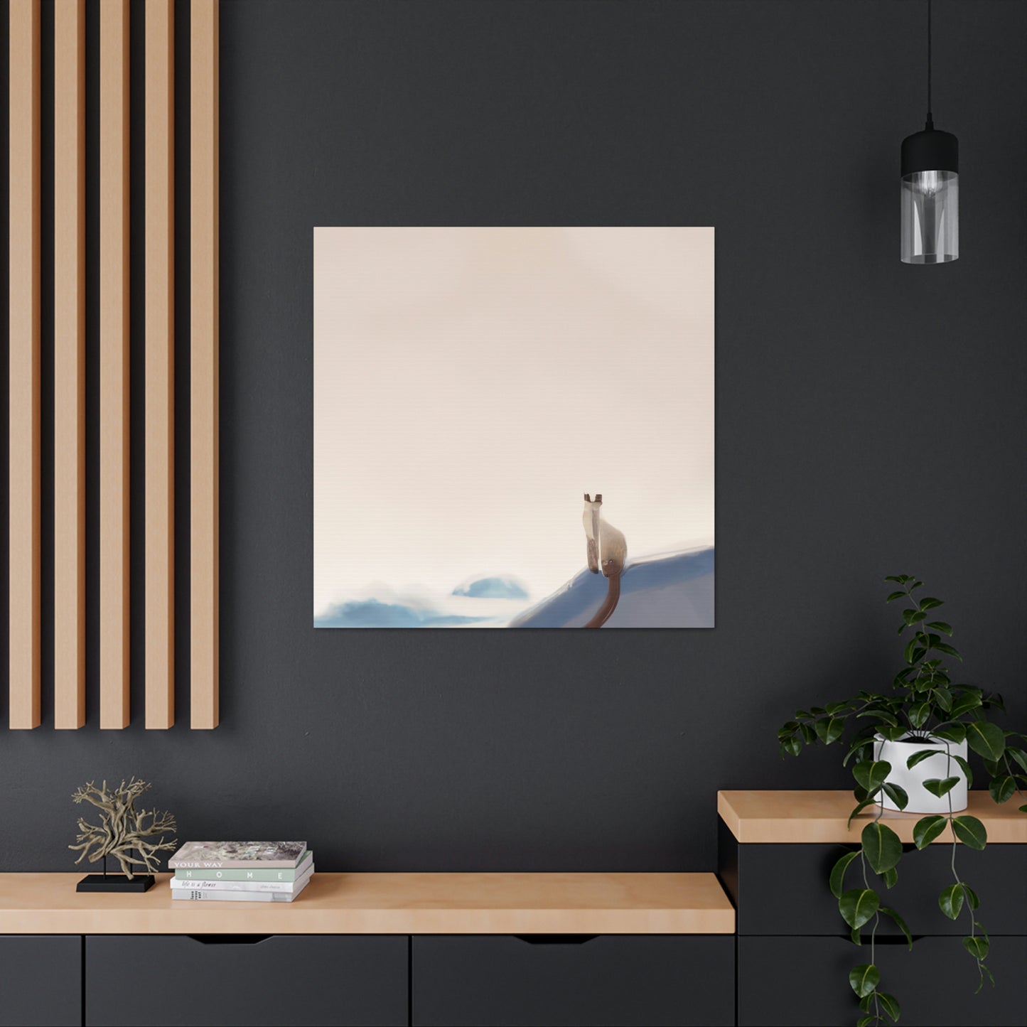 Siamese Simplicity Scene - Canvas