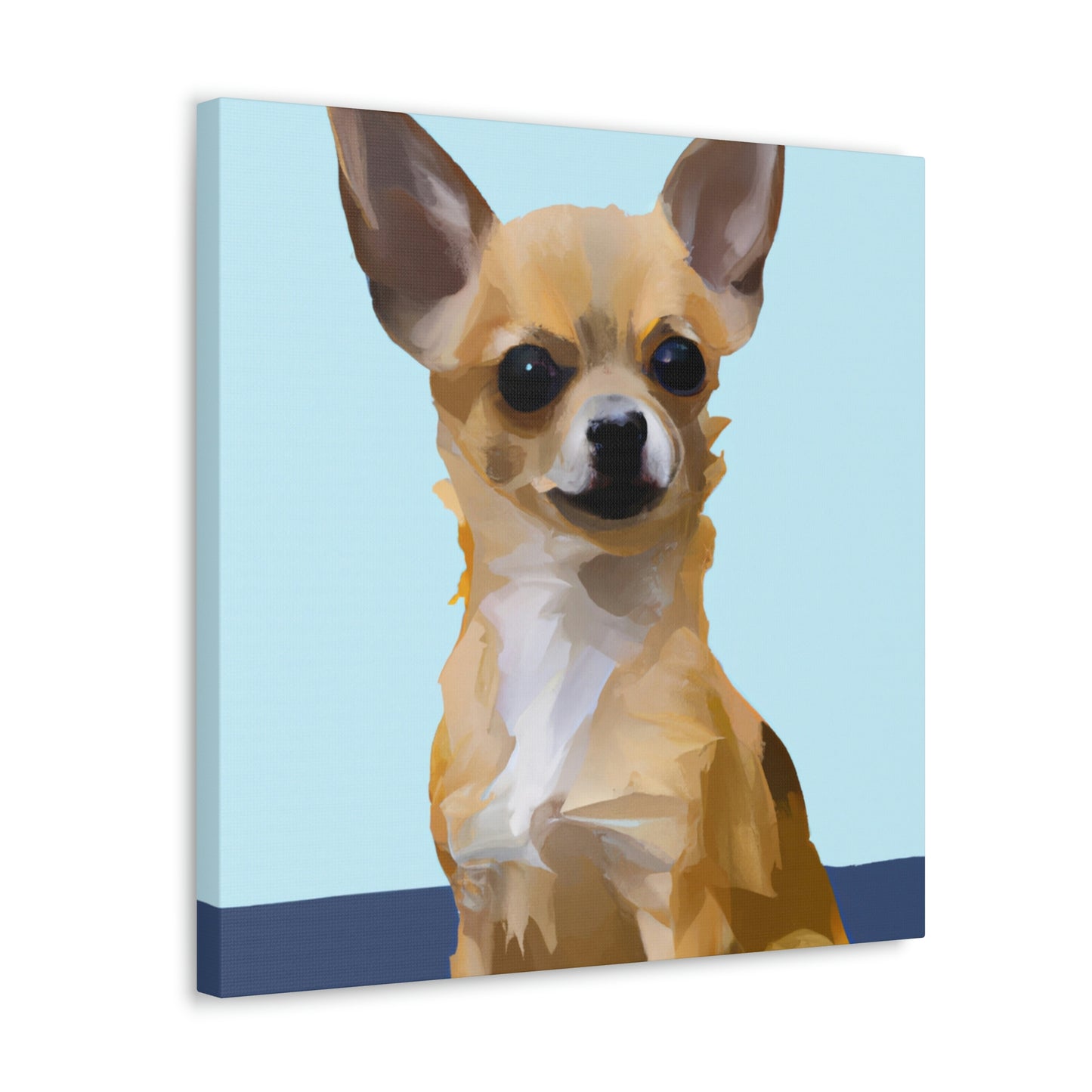 "Chihuahua Minimalism Dream" - Canvas