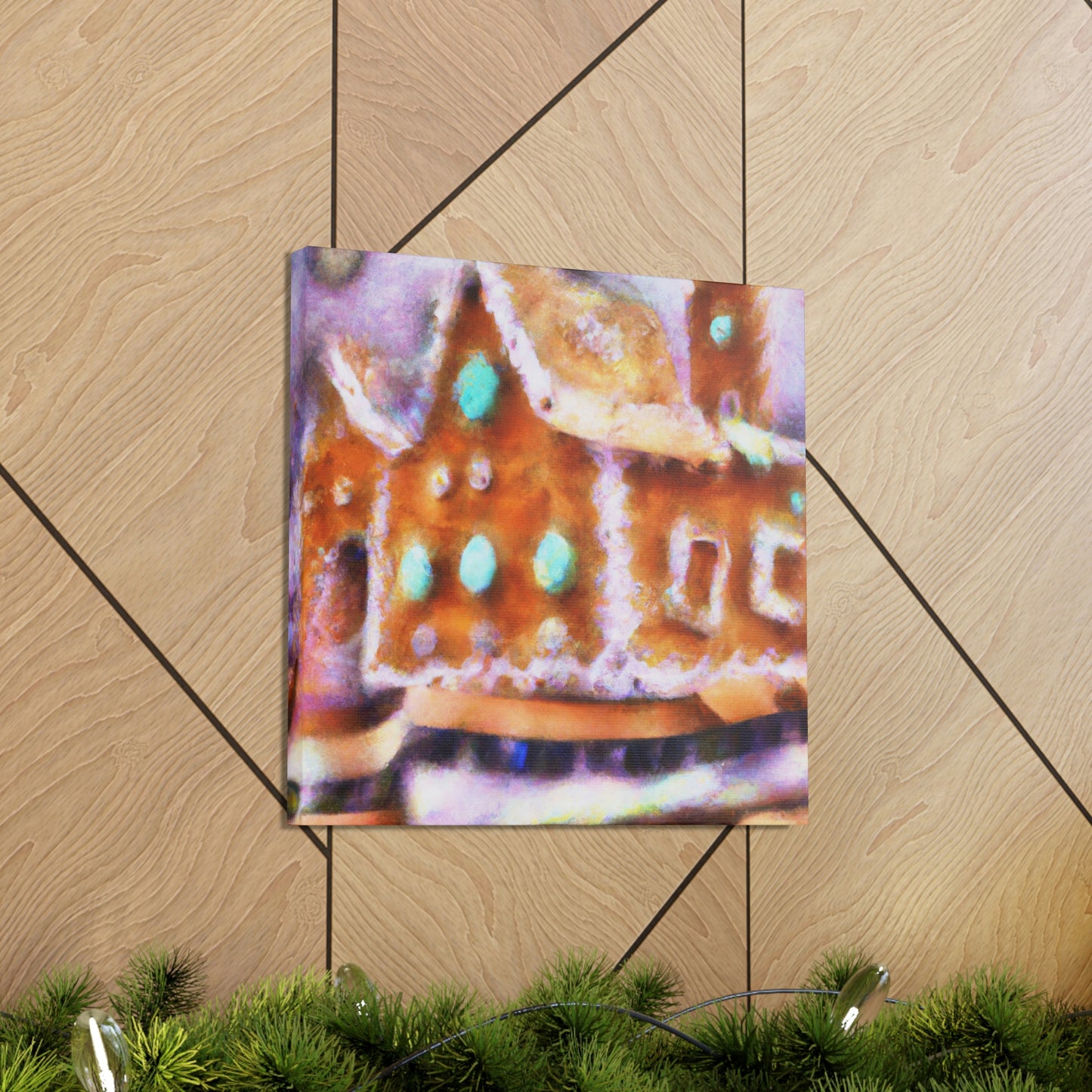 Gingerbread House Dream - Canvas