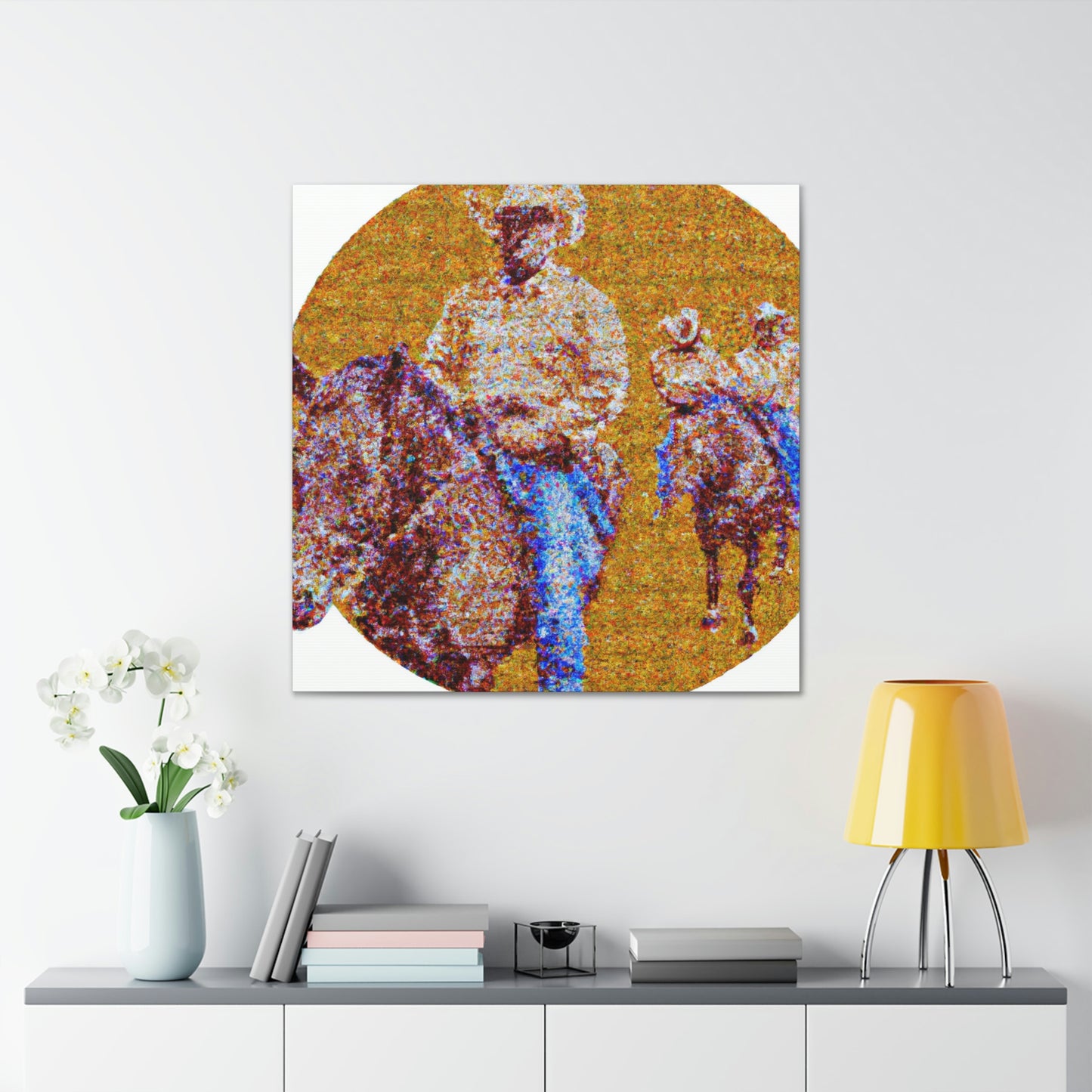 "Round Up: Cattle" - Canvas