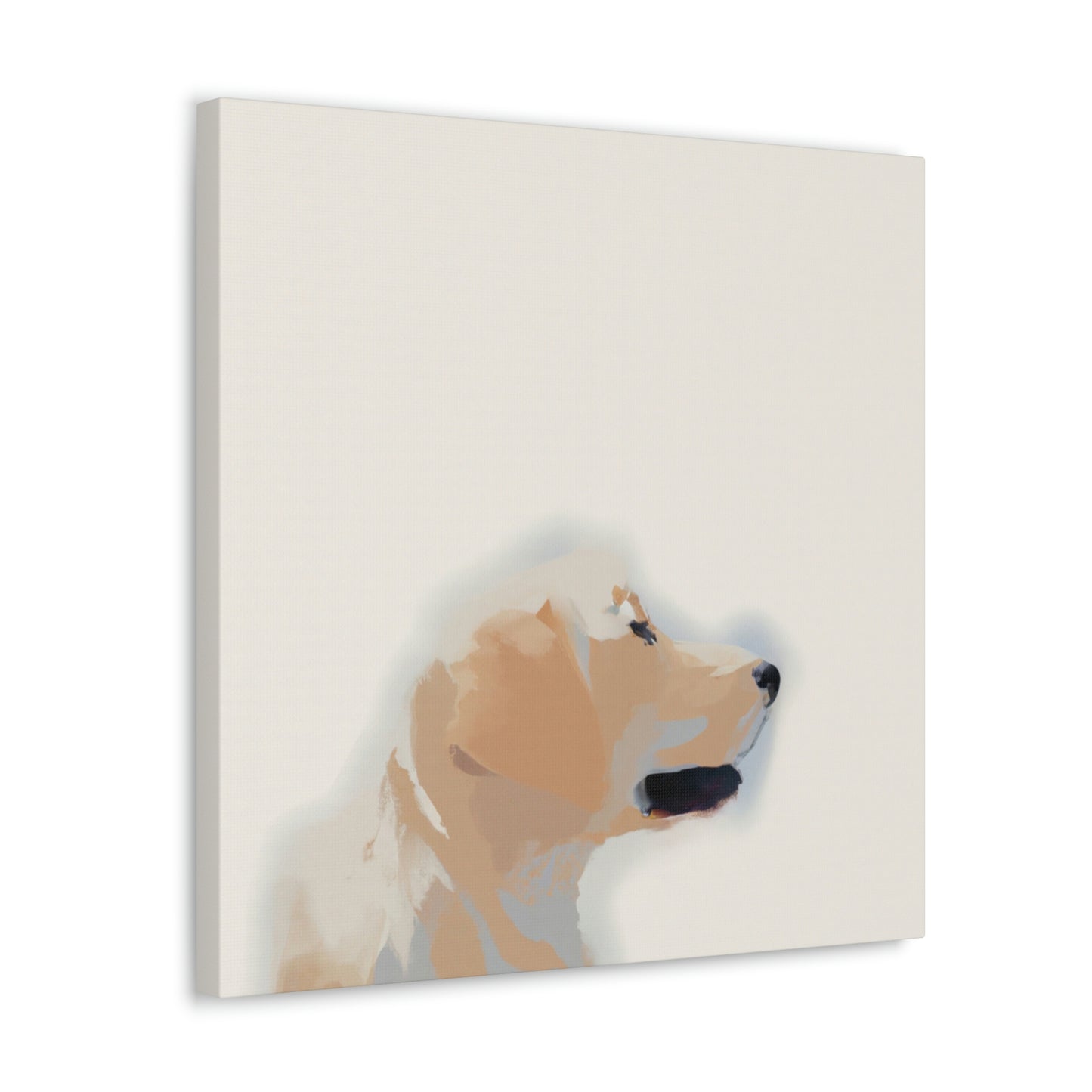 "Golden Retriever Minimalism" - Canvas