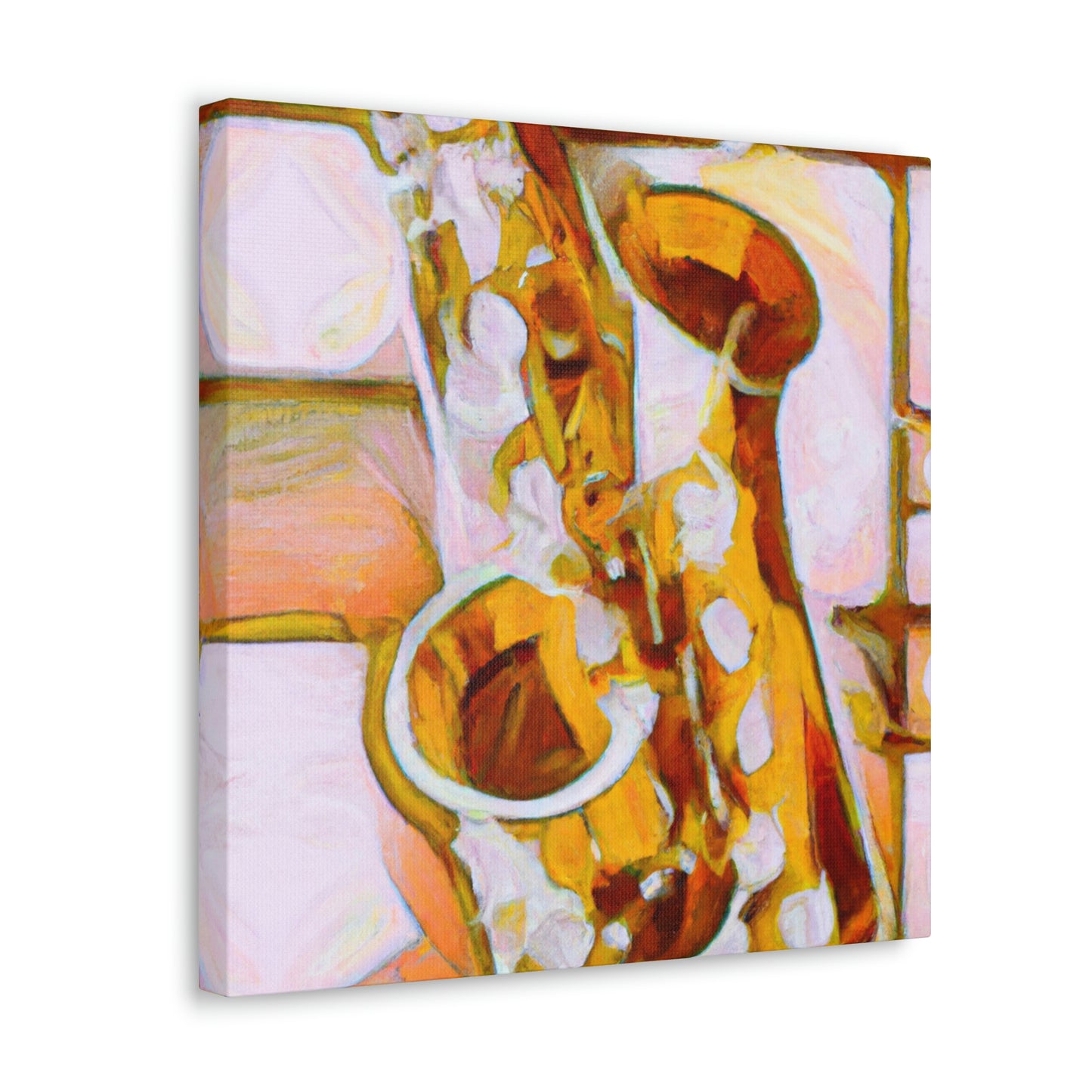 Saxophone's Artistic Soul - Canvas