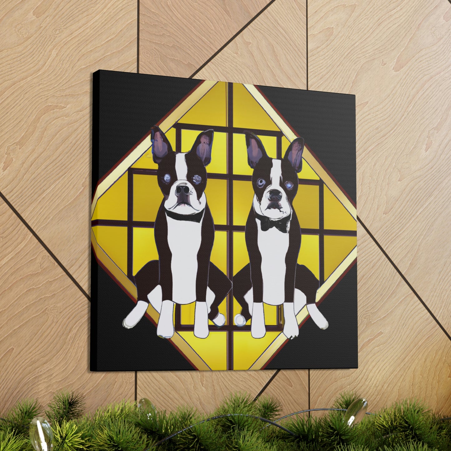 Dazzling Deco Doggie - Canvas