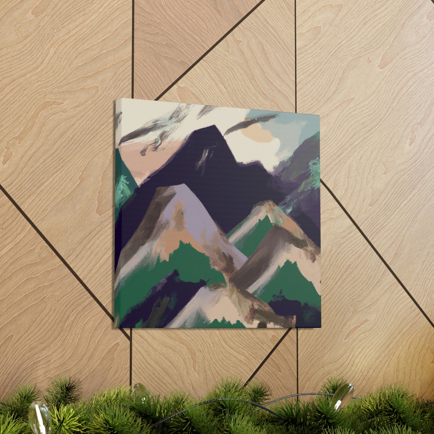 Mountain Memory Landscape - Canvas