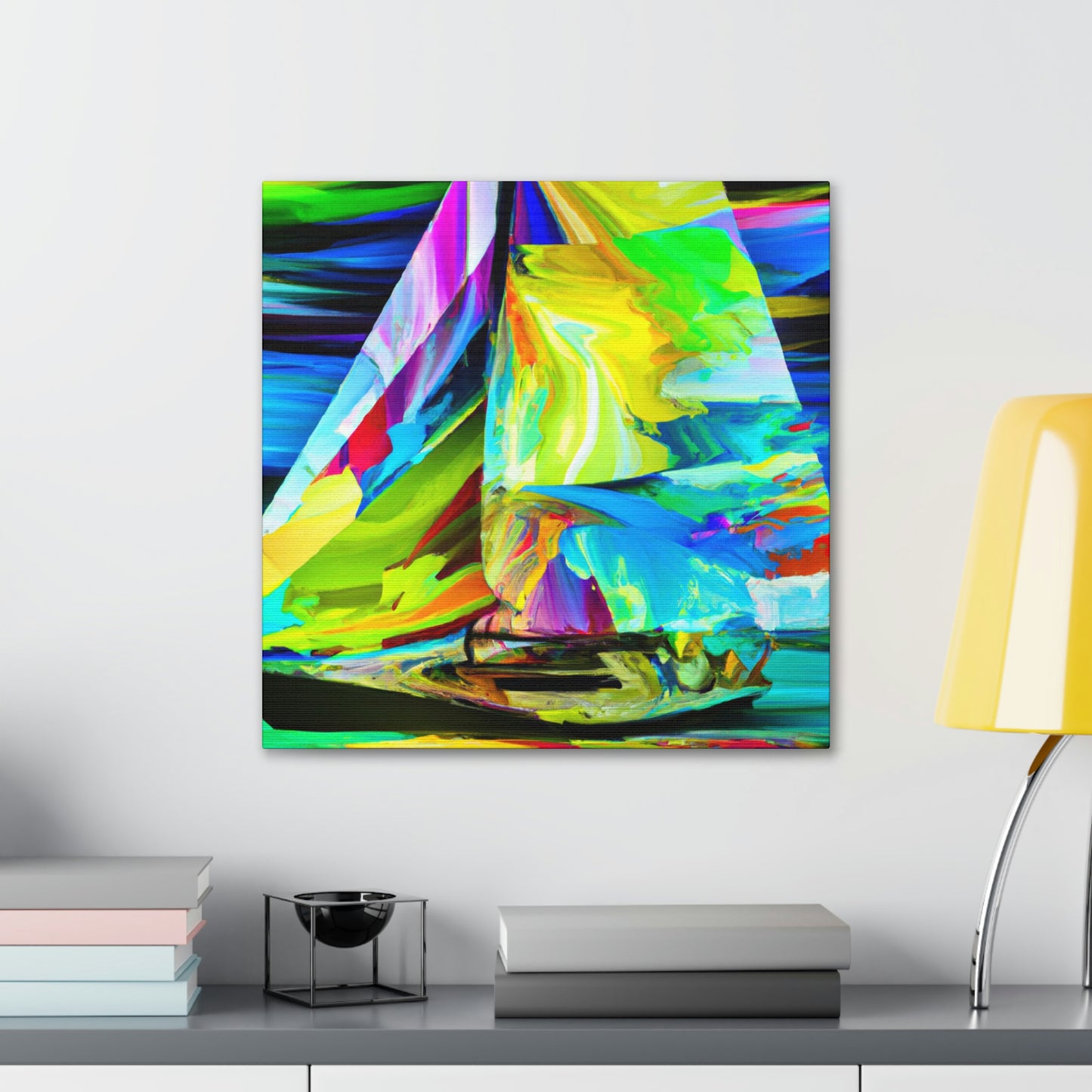 Sailing into the Sunset - Canvas