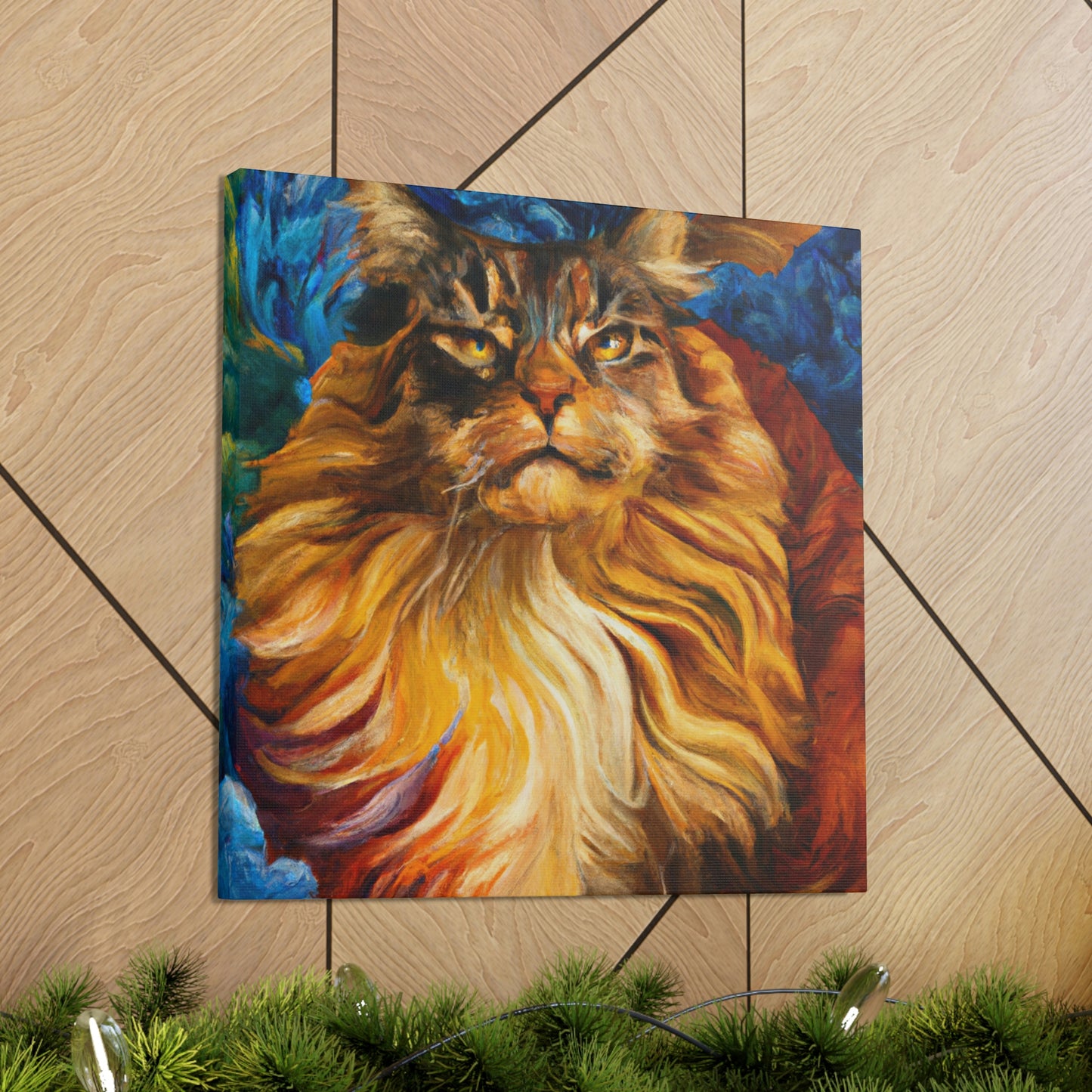 Maine Coon Majesty - Canvas